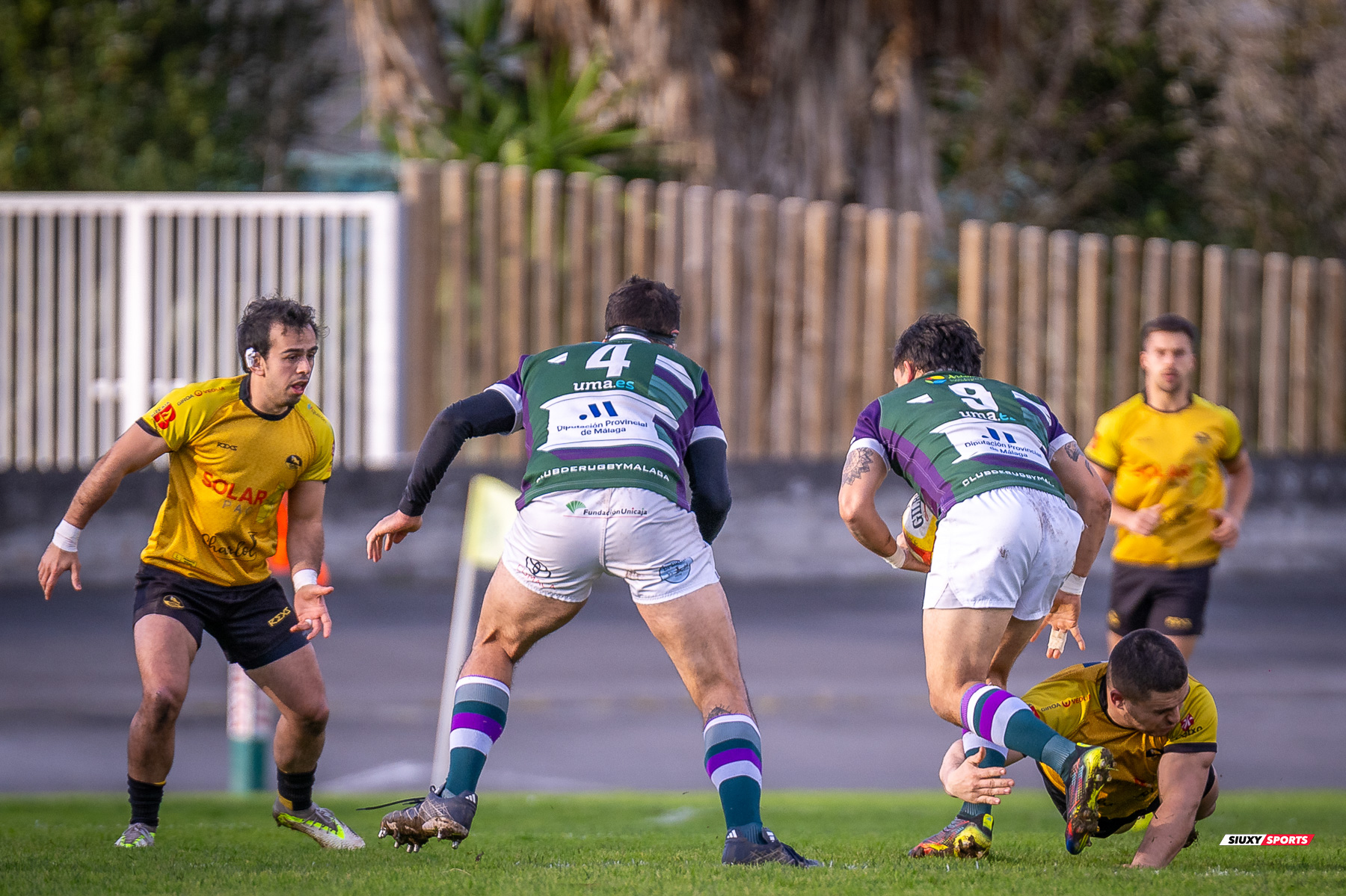 Pablo NOLASCO PEREZ - Juan Cruz RODRIGUEZ HERRERA -  Getxo Artea Rugby Taldea - Club Rugby Málaga - Rugby - FER 2024 - DHB - Getxo RT (52) vs (10) CR Malaga (#FER24DGBGETMAL02) Photo by: Fredy Monfoto | Siuxy Sports 2024-02-10