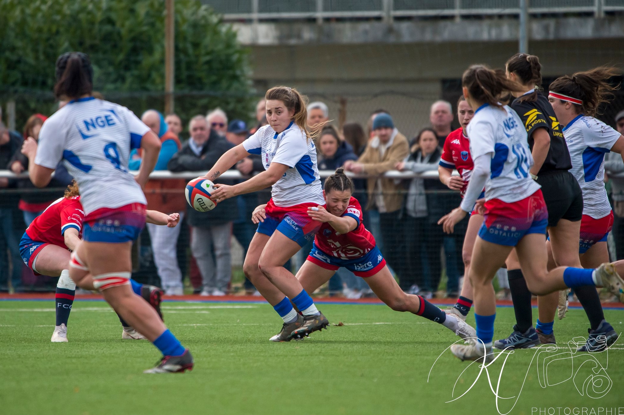  FC Grenoble Rugby - Blagnac - Rugby - 2024 Élite 1 Féminine - FC Grenoble Amazones (18)  vs (13) Blagnac (#E1G24FCGBLA02) Photo by: Karine Valentin | Siuxy Sports 2024-02-18