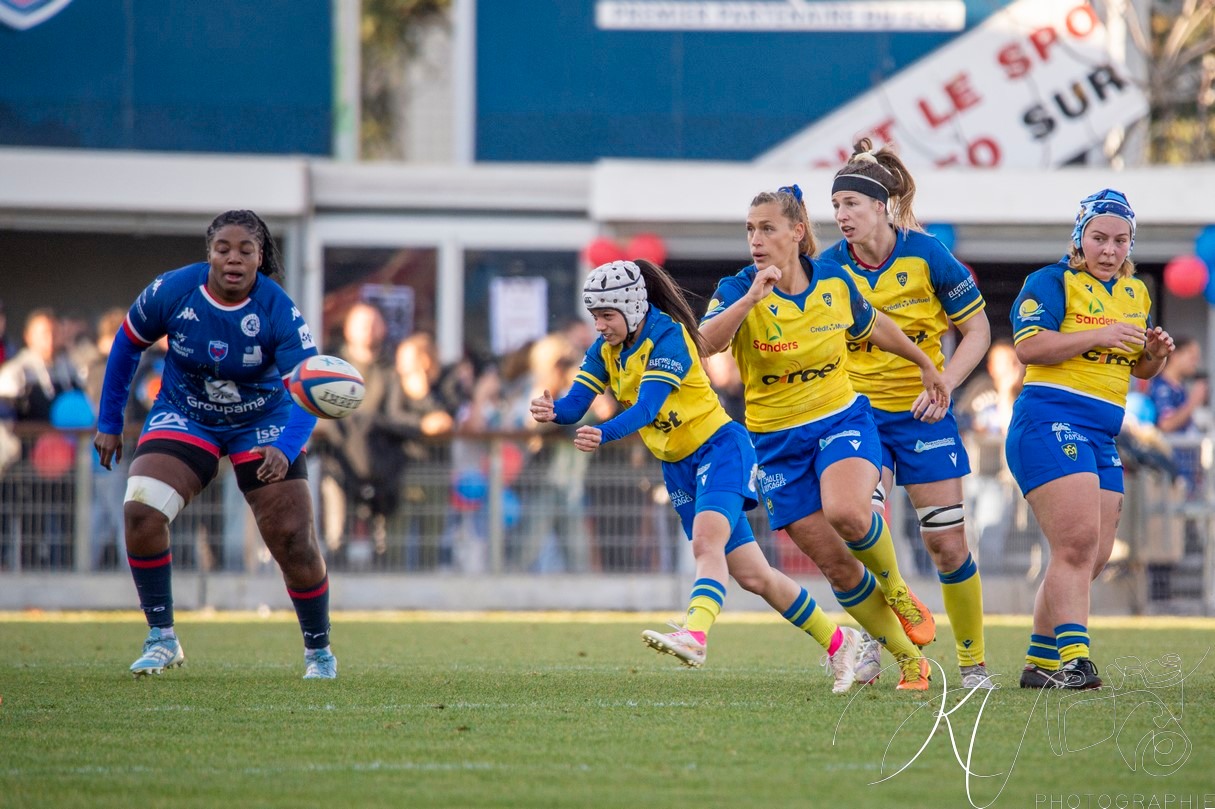  ASM Romagnat rugby féminin - FC Grenoble Rugby - Rugby - FFR 2024 Elite 1 Fém - ASM Romagnat (32) vs (8) Amazones FC Grenoble  (#FFR24E1FASMRFCG11) Photo by: Karine Valentin | Siuxy Sports 2024-11-17