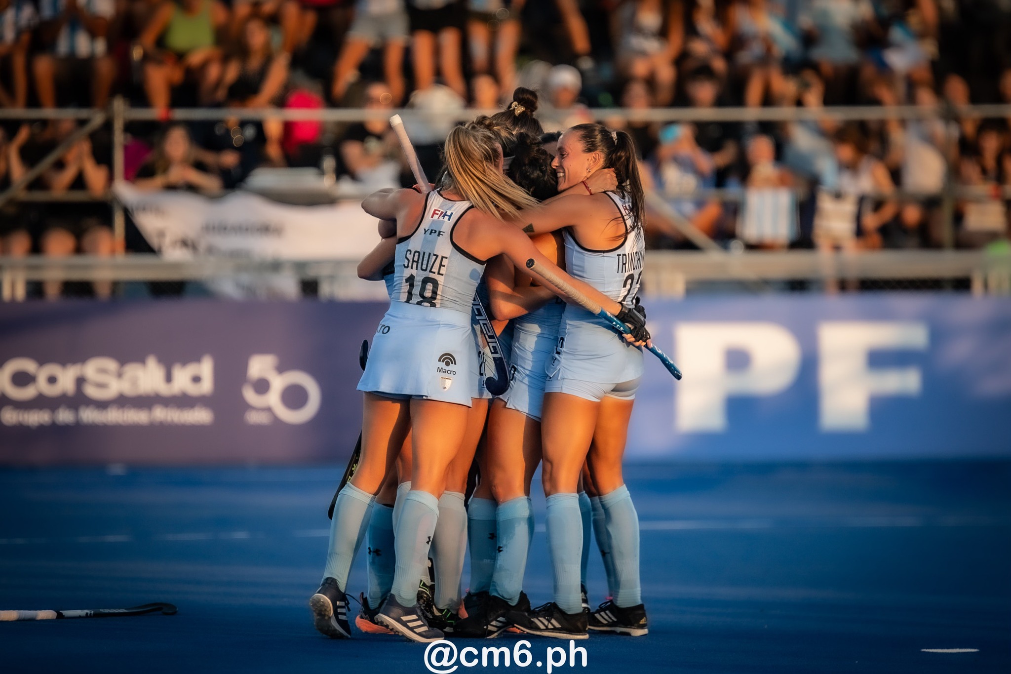 Victoria SAUZE VALDEZ - Eugenia TRINCHINETTI -  Selección femenina de hockey sobre césped de Argentina - Netherlands women's national field hockey team - Field hockey - FIH Pro League Fem 2023-2024 - Argentina (1) vs (4) Netherlands (#FIHPF24ARGNET12) Photo by: Christian Mas | Siuxy Sports 2023-12-08