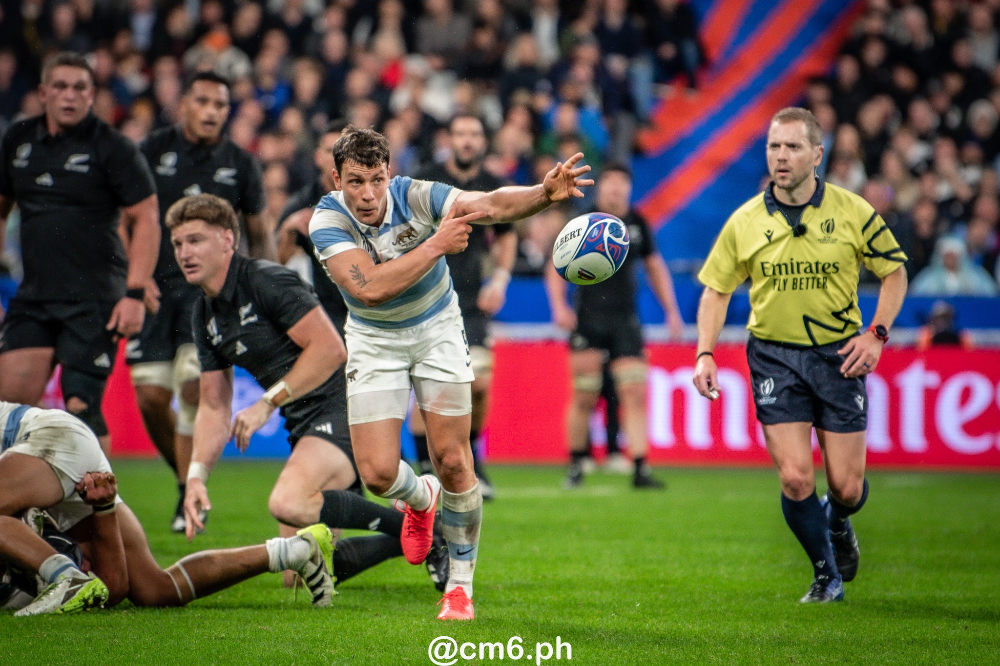  Selección Argentina de Rugby XV - New Zealand national rugby union team - Rugby - RWC 2023 - Semi final - Los Pumas (6) vs (44) All Blacks (#RWC23ARGNZL10) Photo by: Christian Mas | Siuxy Sports 2023-10-27