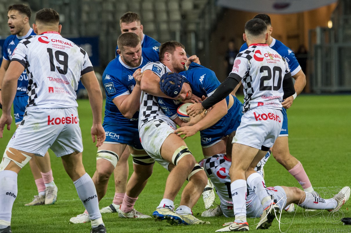  FC Grenoble Rugby - Valence Romans DR - Rugby - PRO D2 2024 - FC Grenoble (44) vs (22) Valence Romans DR (#PROD224FCGVRDR10) Photo by: Karine Valentin | Siuxy Sports 2024-10-11