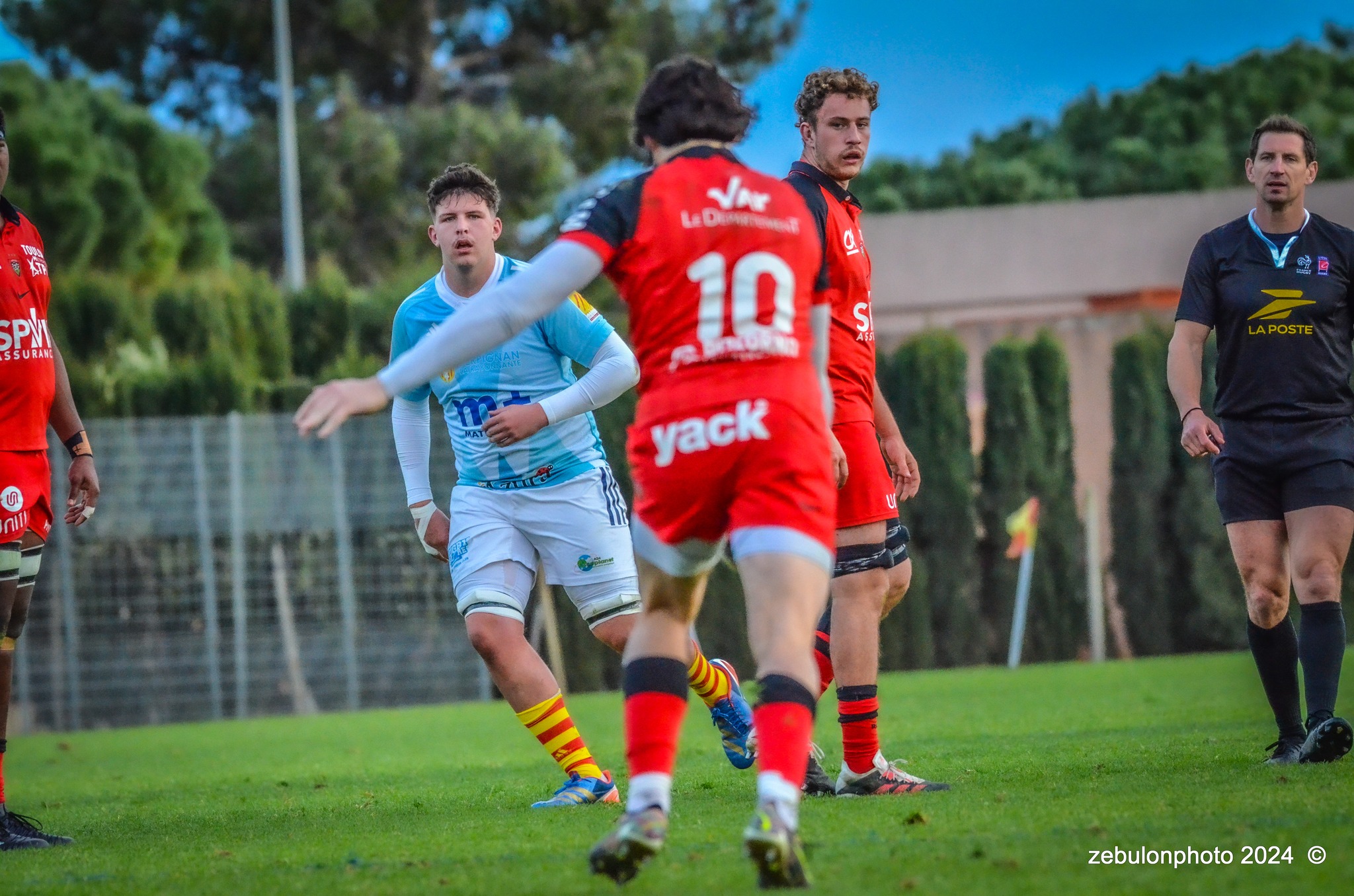  US Arlequins Perpignanais - RC Toulonnais - Rugby - Espoirs - USAP vs RCT (#ESP24USAPRCT02) Photo by: Photo Zebulon | Siuxy Sports 2024-02-10