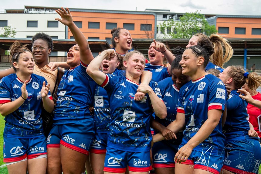  FC Grenoble Rugby - Stade Toulousain - Rugby - FFR 2024 Élite 1 F - FC Grenoble Amazones (23) vs (17) Stade Toulousain (#FFR24EL1FFCGST05) Photo by: Karine Valentin | Siuxy Sports 2024-05-12