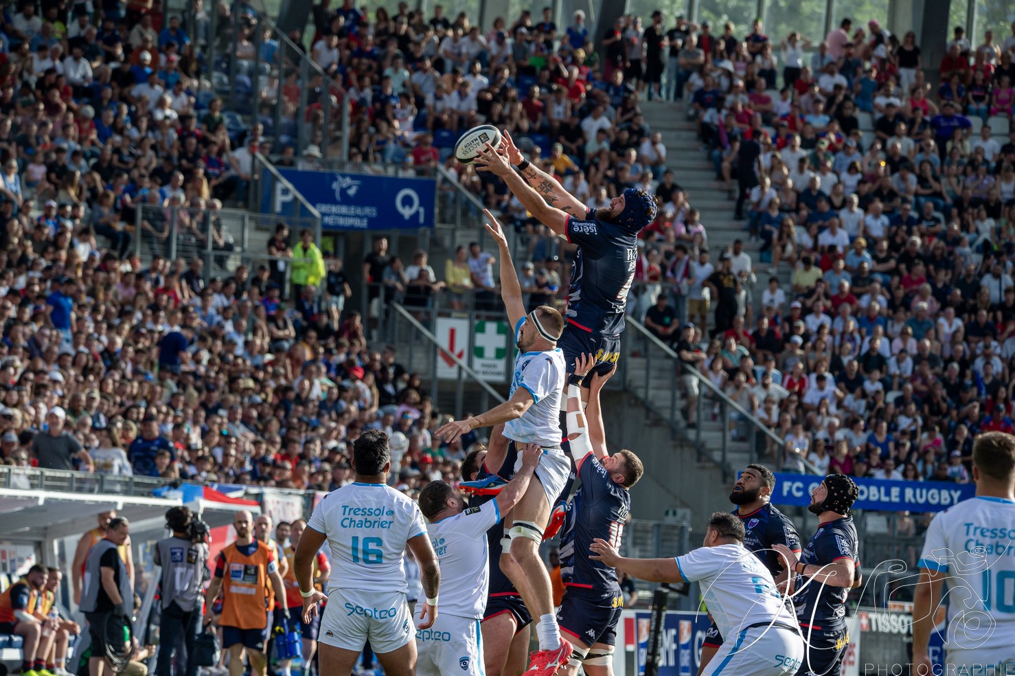  FC Grenoble Rugby - Montpellier Hérault Rugby - Rugby - FFR - 2024 - Access Match -  FC Grenoble (18) vs (20) Montpellier (#FFR24FCGMHR06) Photo by: Karine Valentin | Siuxy Sports 2024-06-16
