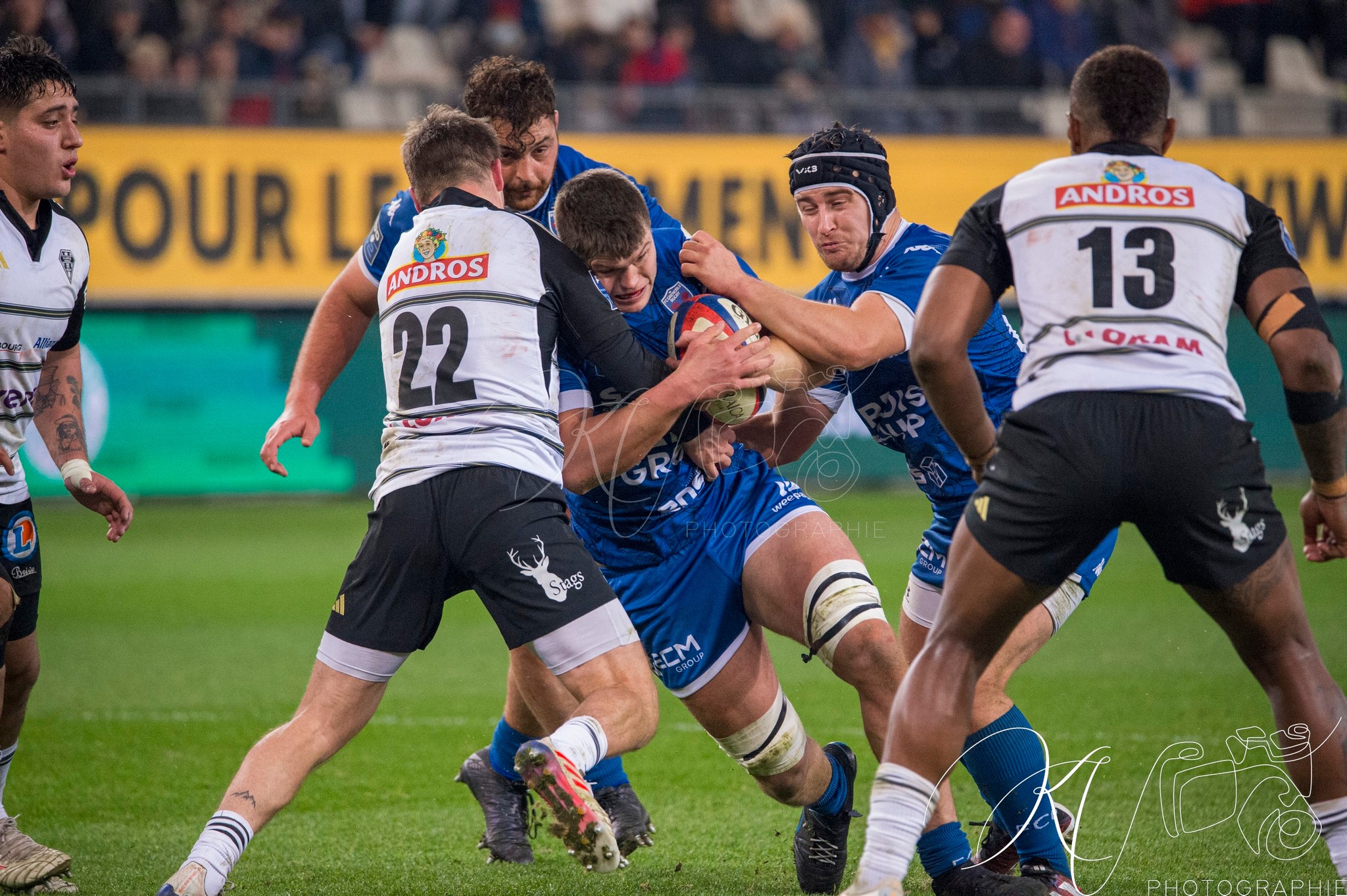 FC Grenoble Rugby - CA Brive - Rugby - FFR 2024 Fed2 - FC Grenoble Rugby (34) vs (22) CA Brive (#FFR24F2FCGBRI12) Photo by: Karine Valentin | Siuxy Sports 2024-12-13