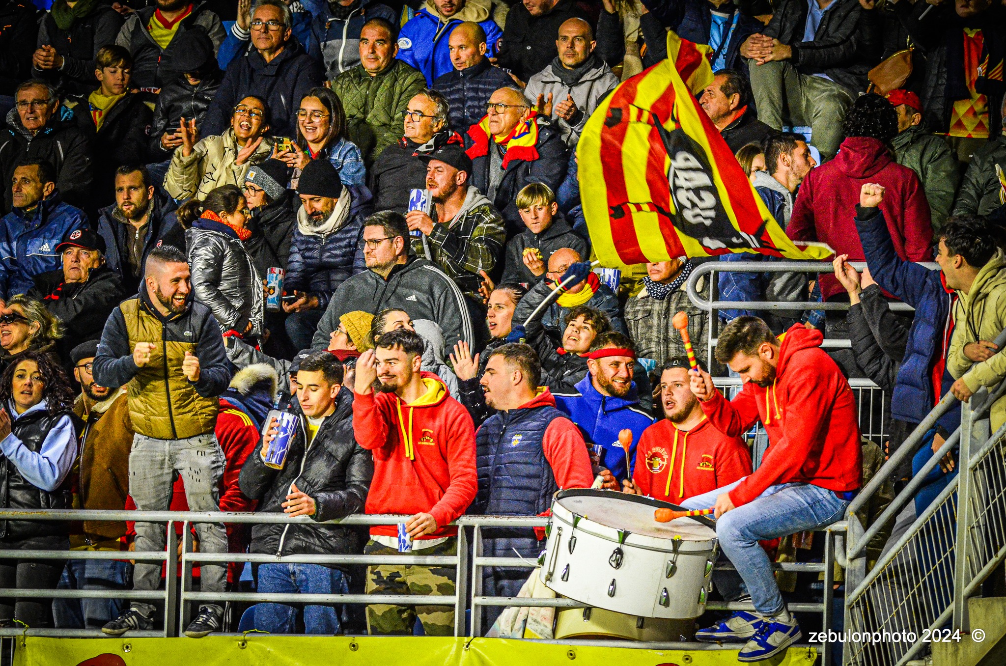  US Arlequins Perpignanais - RC Toulonnais - Rugby - TOP 14 - Perpignan (27) vs (17) RC Toulonnais (#TOP1424USAPRCT03) Photo by: Photo Zebulon | Siuxy Sports 2024-03-09