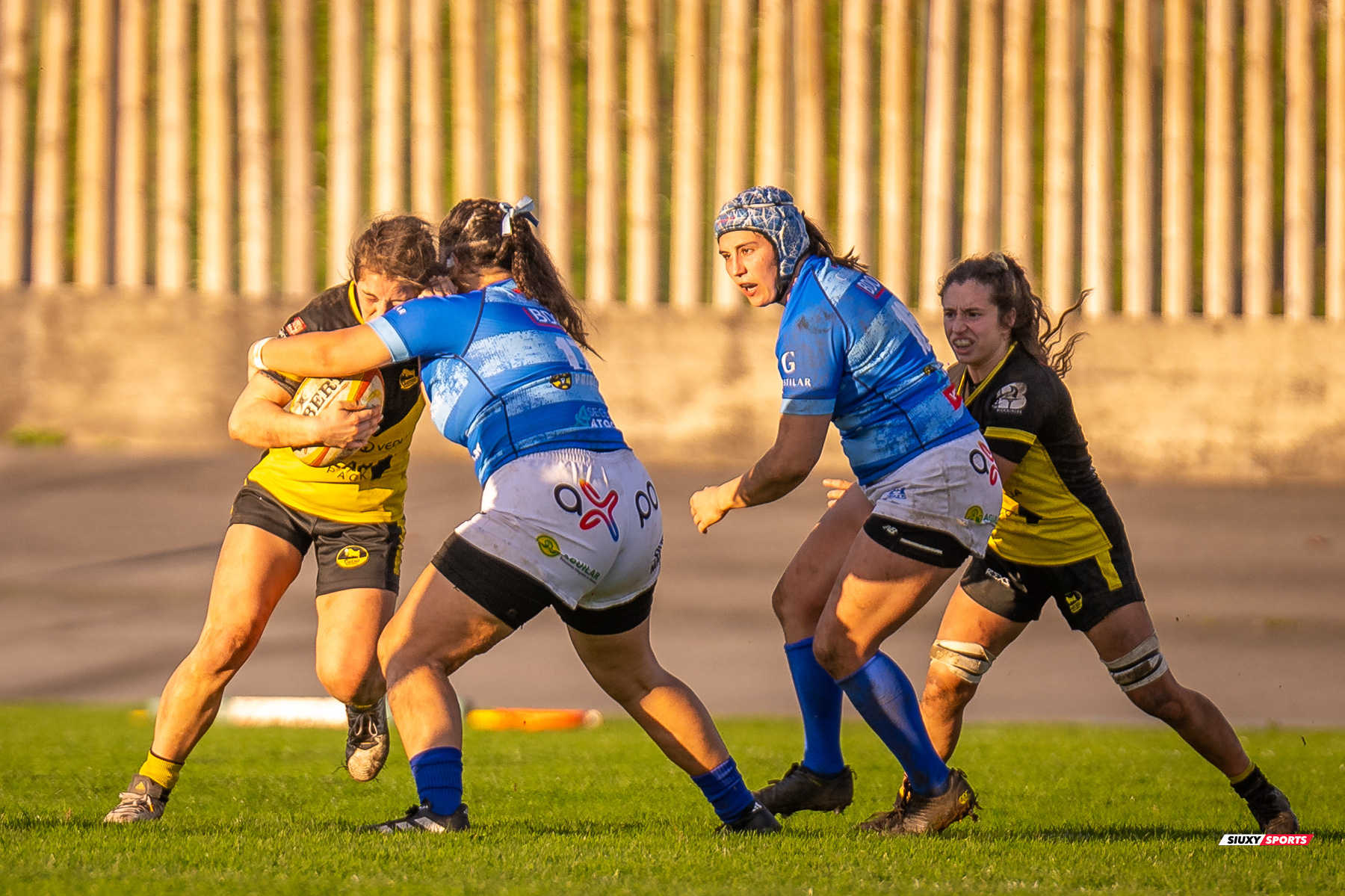  Getxo Artea Rugby Taldea - Club de Rugby Cisneros - Rugby - FER 2024 - DHB F - Getxo Neskak Rt (25) vs (13) Cisneros (#FER24DHBGNCIS02) Photo by: Fredy Monfoto | Siuxy Sports 2024-02-17