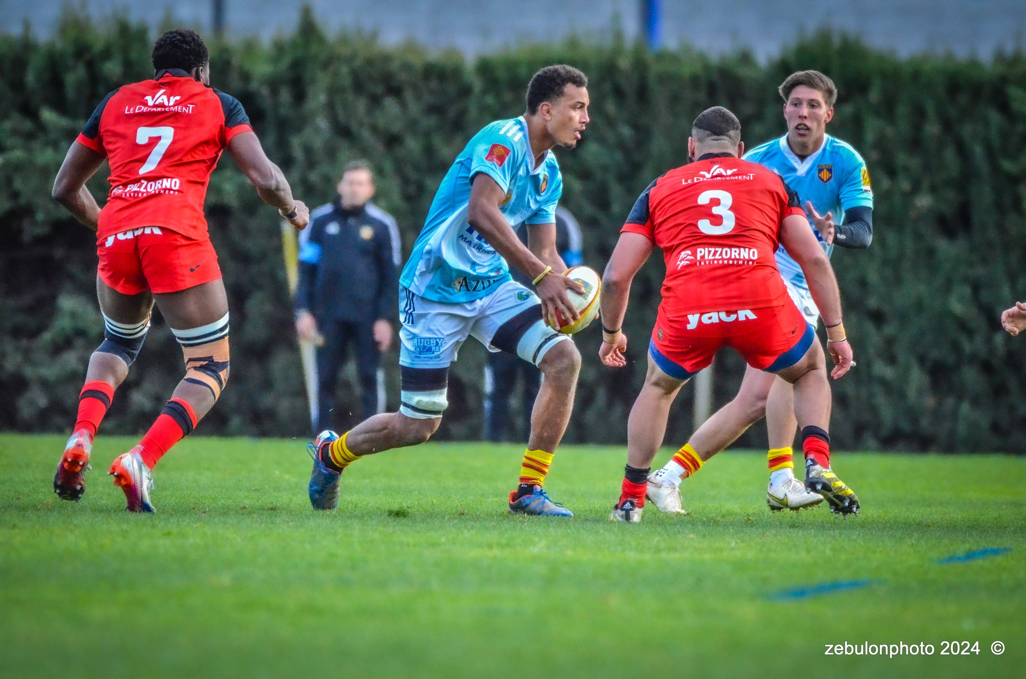  US Arlequins Perpignanais - RC Toulonnais - Rugby - Espoirs - USAP vs RCT (#ESP24USAPRCT02) Photo by: Photo Zebulon | Siuxy Sports 2024-02-10