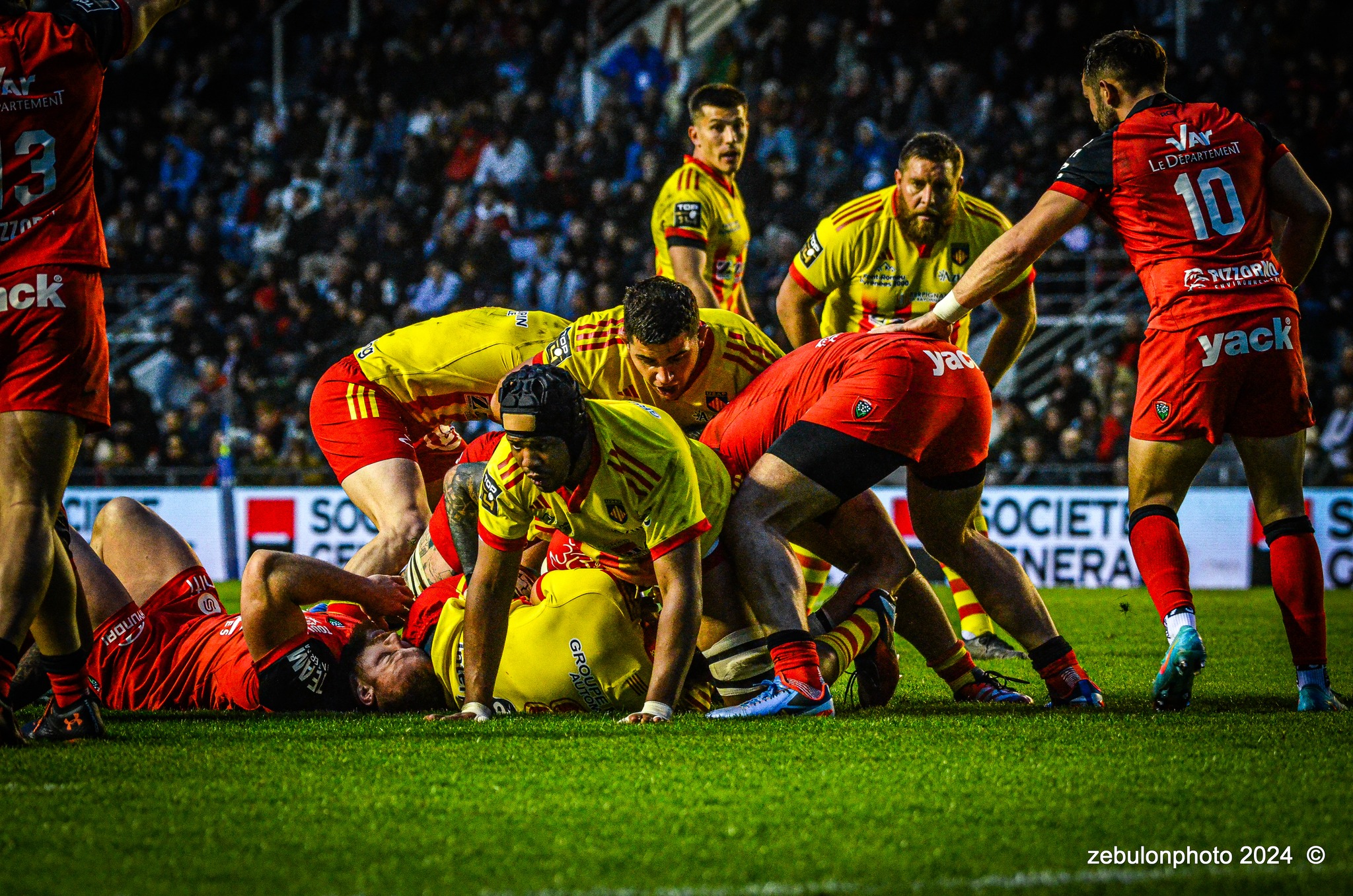  RC Toulonnais - US Arlequins Perpignanais - Rugby - TOP 14 - Toulon (44) vs (22) Perpignan (#TOP1424RCTUSAP03) Photo by: Photo Zebulon | Siuxy Sports 2024-03-02