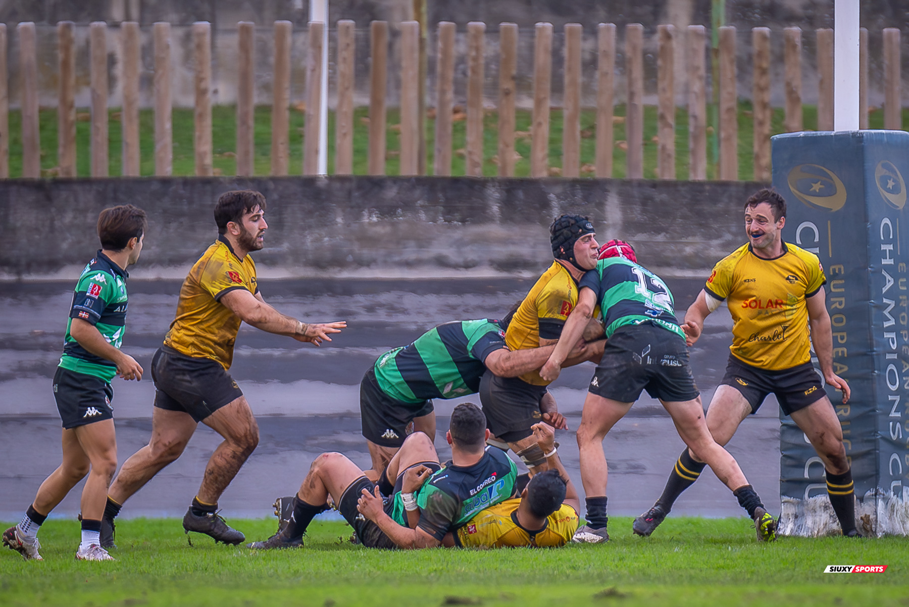Jon Ander CALVO DE LA QUINTANA - Gonzalo PEREZ AGRASAR -  Getxo Artea Rugby Taldea - Gernika Rugby Taldea - Rugby - FER 2023 - DHB - Getxo Artea RT (24) vs (20) Universitario Bilbao Rugby (#FER23DHBGETGER11) Photo by: Fredy Monfoto | Siuxy Sports 2023-11-25