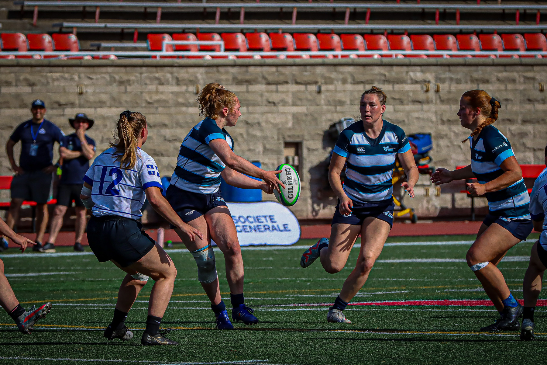  Équipe féminine - Rugby Québec - Ontario Blues (w) - Rugby - QORC-CROQ 2024 - FINALS - QUÉBEC EST (37) VS (13) ONTARIO EST - 1ST POSITION - Reel Mayarts (#QORC24QCEONE16) Photo by: Photo Mayarts | Siuxy Sports 2024-06-01
