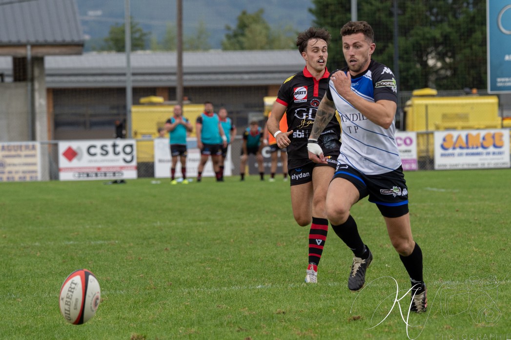  Bièvre Saint-Geoirs RC - US Vinay - Rugby - FFR 2024 Fed2 - Bievre SG vs US Vinay (#FFR24F2BSGUSV09) Photo by: Karine Valentin | Siuxy Sports 2024-09-22