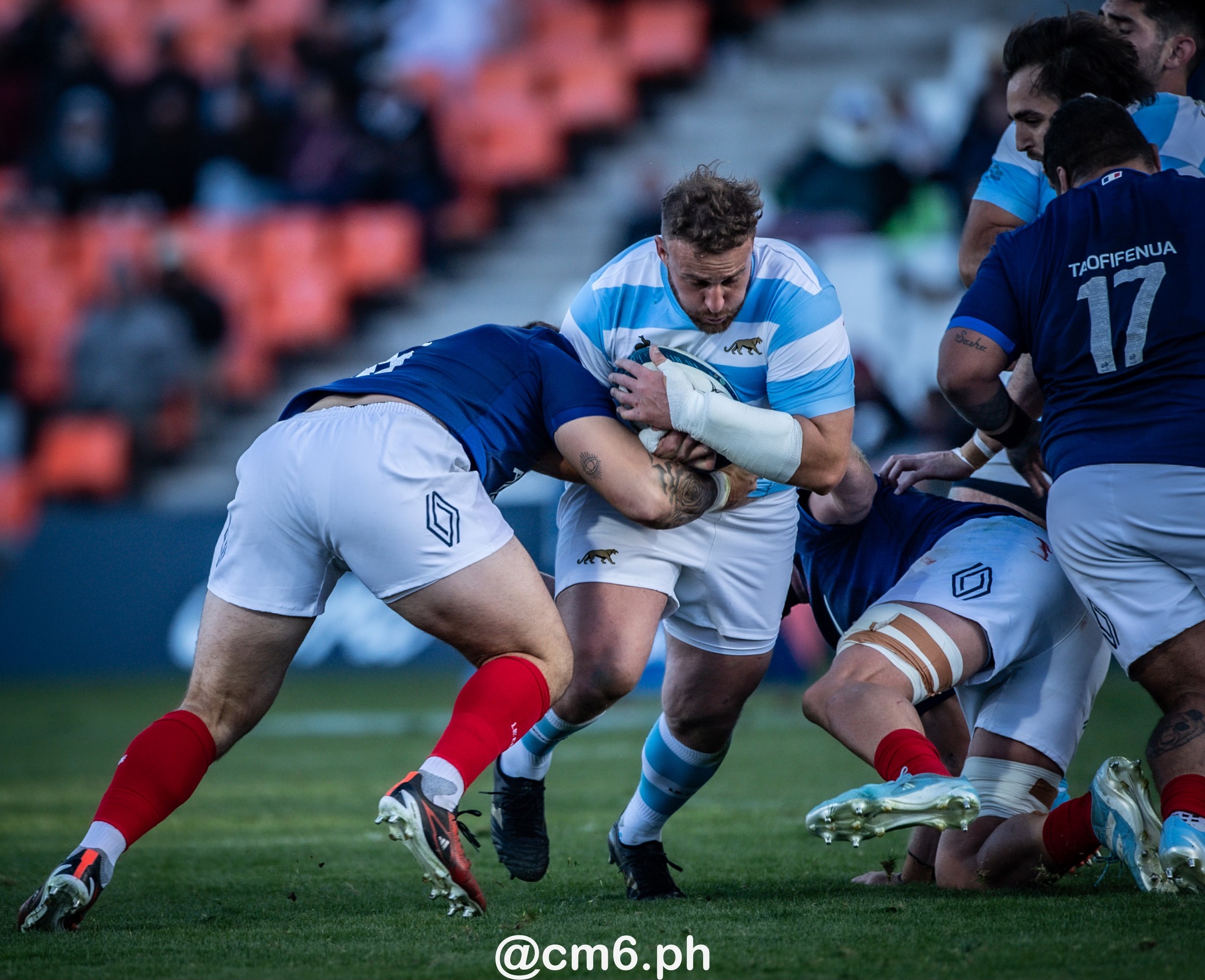 Franco MOLINA - Mayco VIVAS -  Selección Argentina de Rugby XV - Équipe de France de rugby à XV - Rugby - 2024 - Los Pumas - Argentina (13) vs (28) Francia (#2024PUMFRA07) Photo by: Christian Mas | Siuxy Sports 2024-07-06