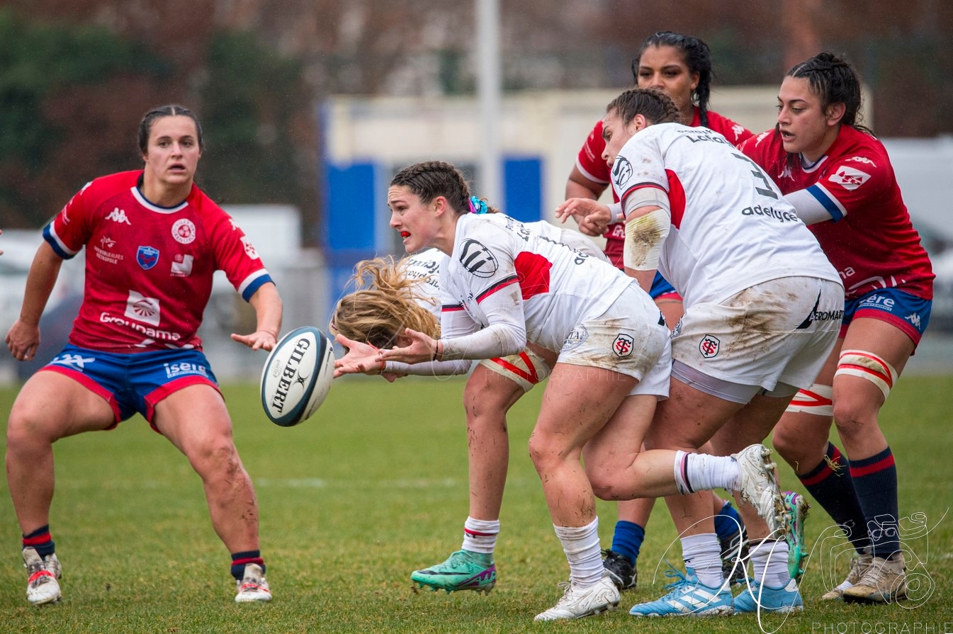  FC Grenoble Rugby - Stade Toulousain - Rugby - FFR 2024 - Élite 1 Fém - FC Grenoble (15) vs (15) Stade Toulousain RF (#FFR24E1FFCGST12) Photo by: Karine Valentin | Siuxy Sports 2024-12-07