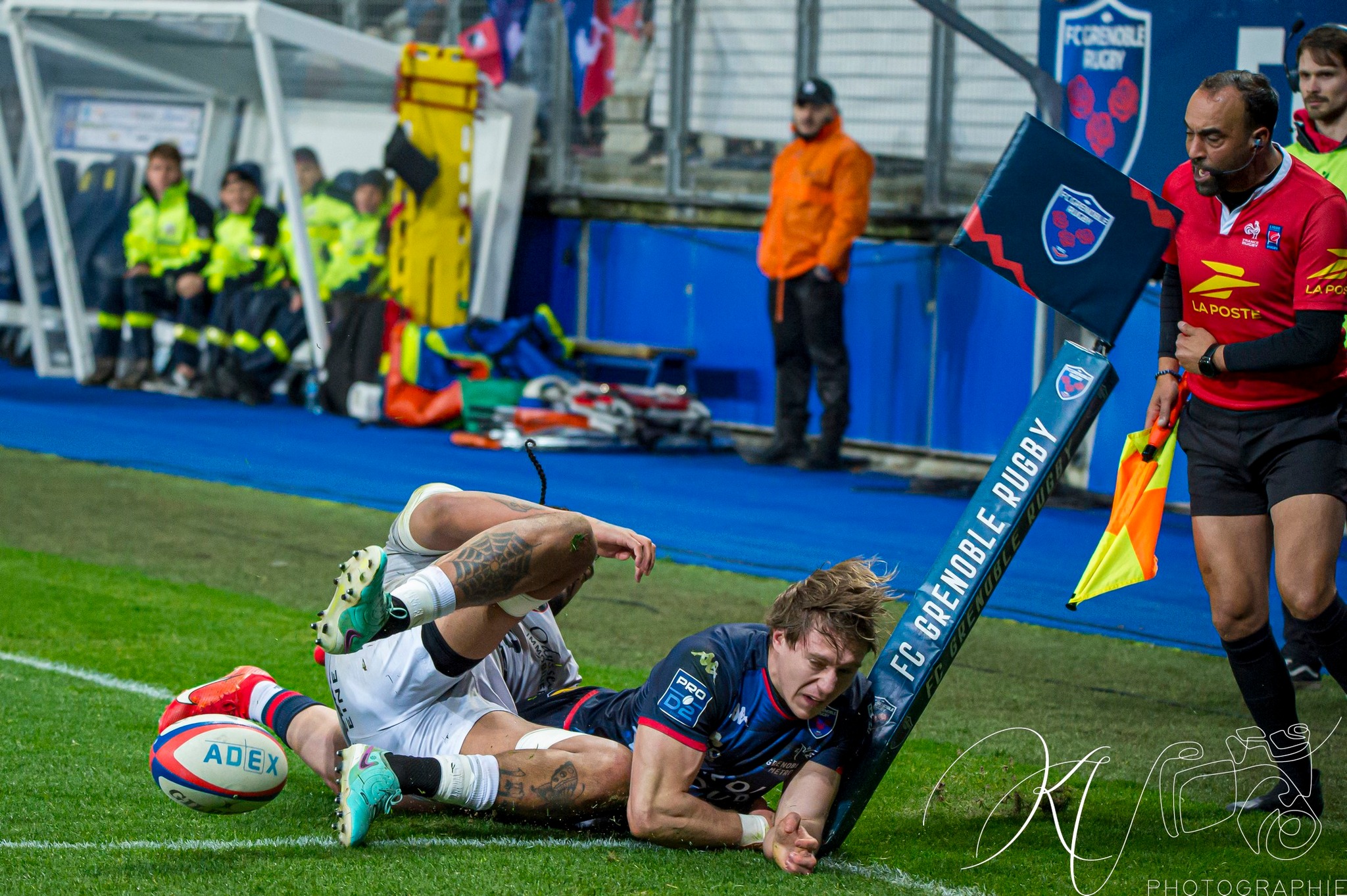 Wilfried HULLEU -  FC Grenoble Rugby - Rouen Normandie Rugby - Rugby - Pro D2 - FC Grenoble (43) vs (16) Rouen (#PD224FCGRNR03) Photo by: Karine Valentin | Siuxy Sports 2024-03-01