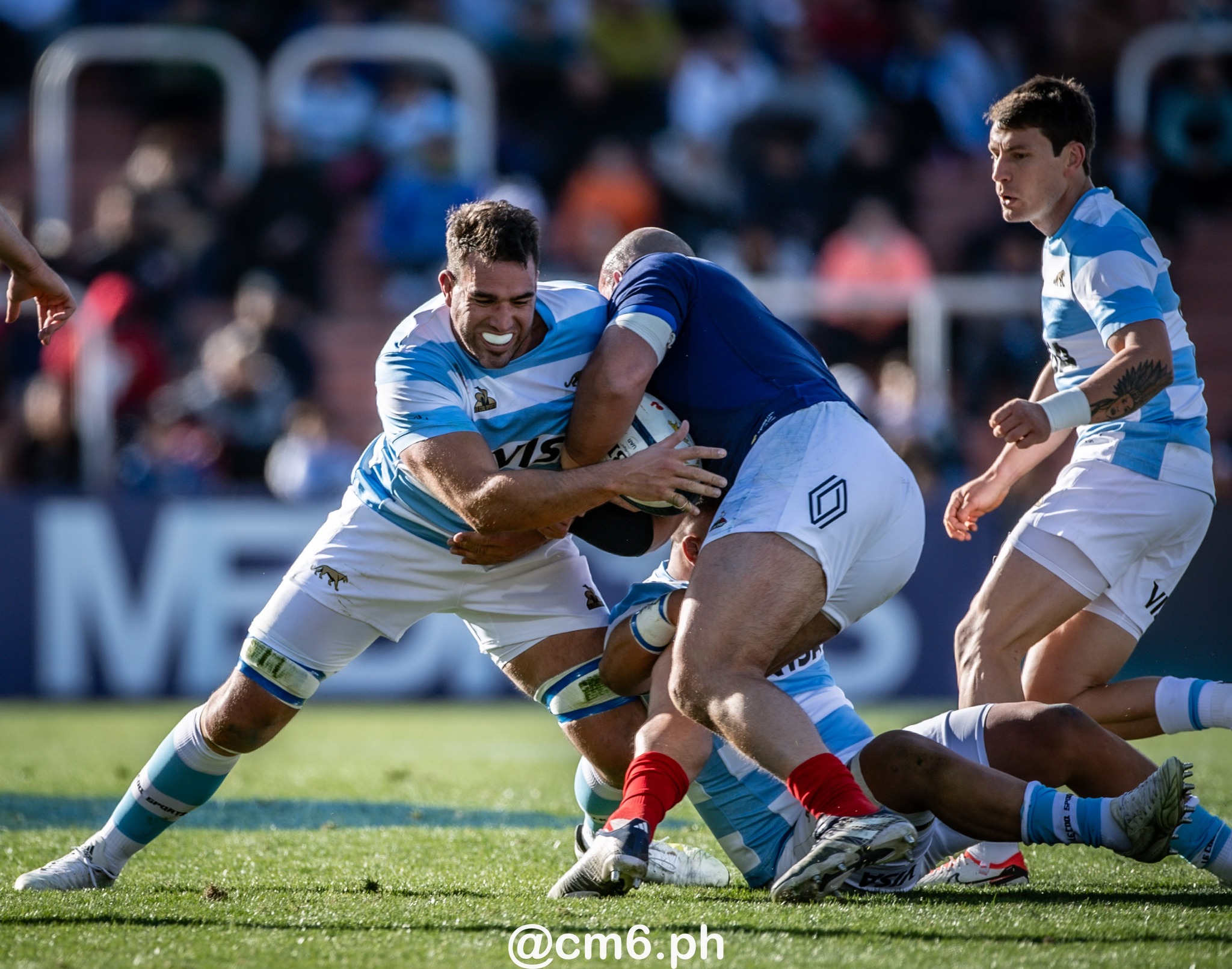 Gonzalo BERTRANOU - Lucas PAULOS -  Selección Argentina de Rugby XV - Équipe de France de rugby à XV - Rugby - 2024 - Los Pumas - Argentina (13) vs (28) Francia (#2024PUMFRA07) Photo by: Christian Mas | Siuxy Sports 2024-07-06