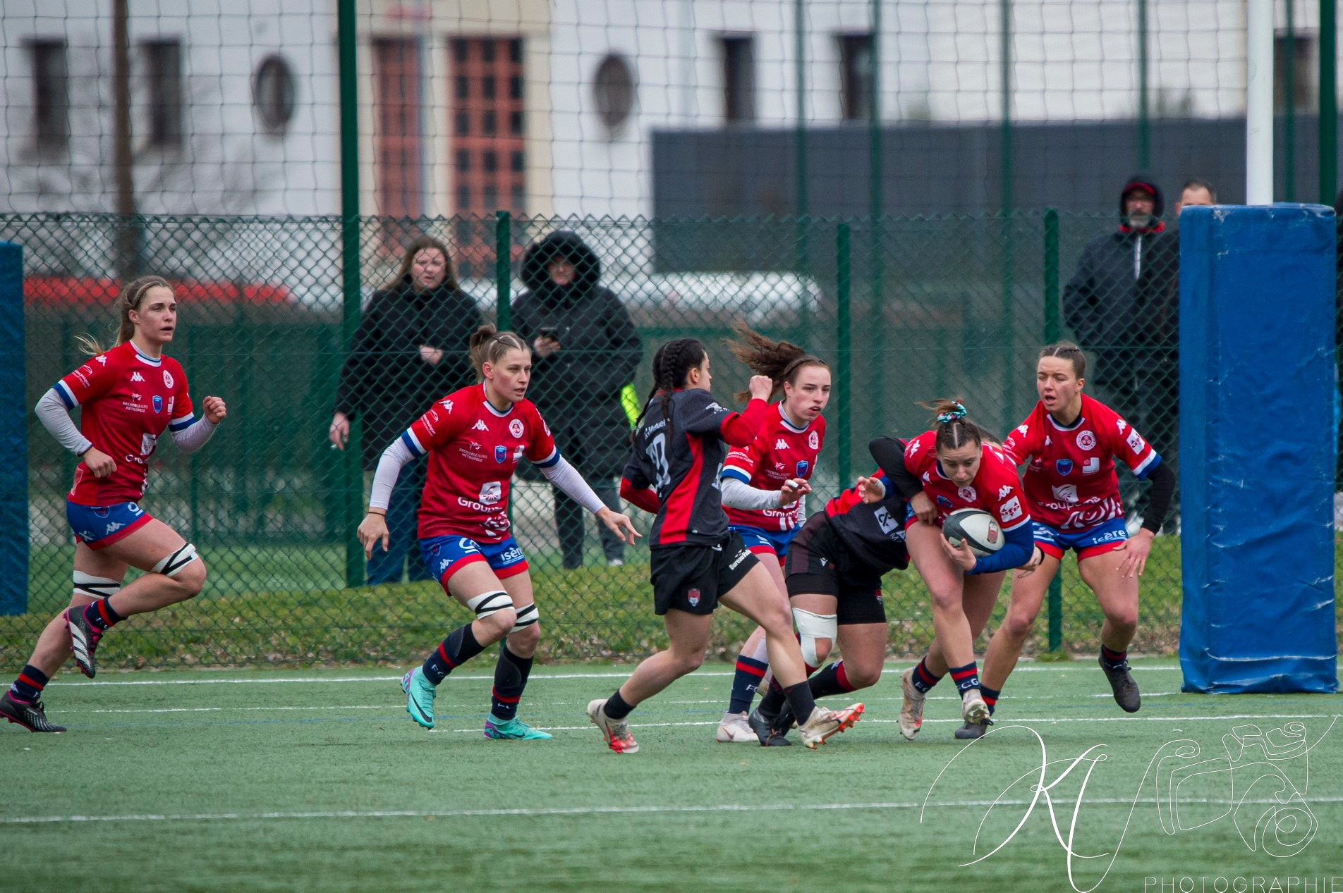  Lyon Olympique Universitaire - FC Grenoble Rugby - Rugby - Elite 1 2023 - Lyon O.U. (39) vs (14) FC Grenoble (#EL124LOUFCG02) Photo by: Karine Valentin | Siuxy Sports 2024-02-24