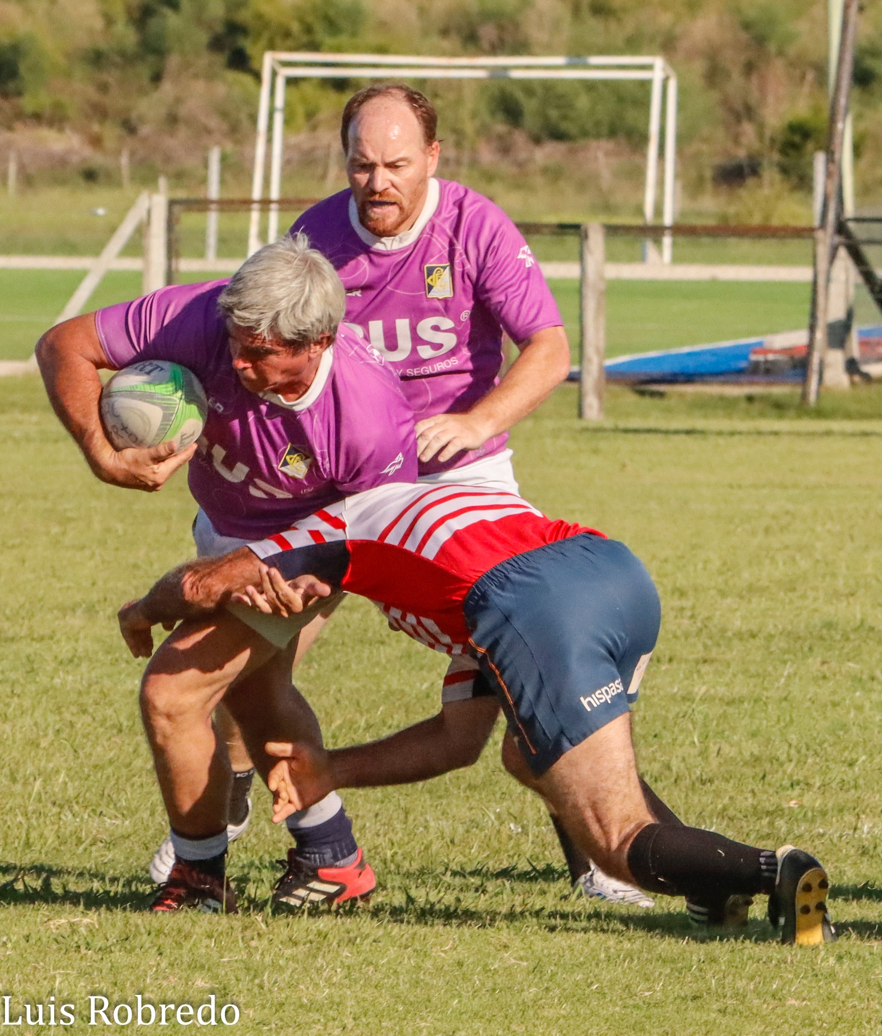  Areco Rugby Club - Club Champagnat - RugbyV - 6TO ENCUENTRO DE VETERANOS DEL ARECO RUGBY CLUB - Areco vs Champagnat (#2024ENCVETARCCHA03) Photo by: Luis Robredo | Siuxy Sports 2024-03-09