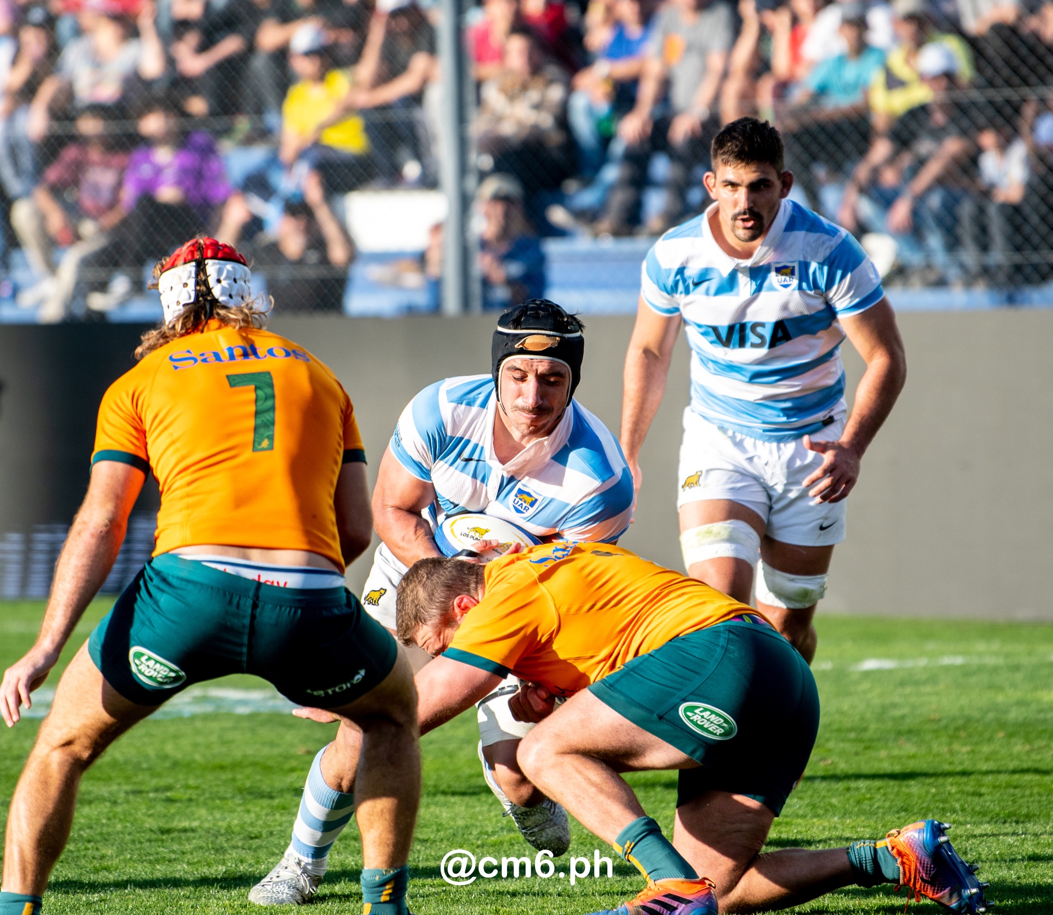  Selección Argentina de Rugby XV - Australia national rugby union team (M) - Rugby - Rugby Championship - Pumas (26) vs (41) Australia - Mendoza - Reel A (#RCH22ARGAUSa07) Photo by: Christian Mas | Siuxy Sports 2022-07-06