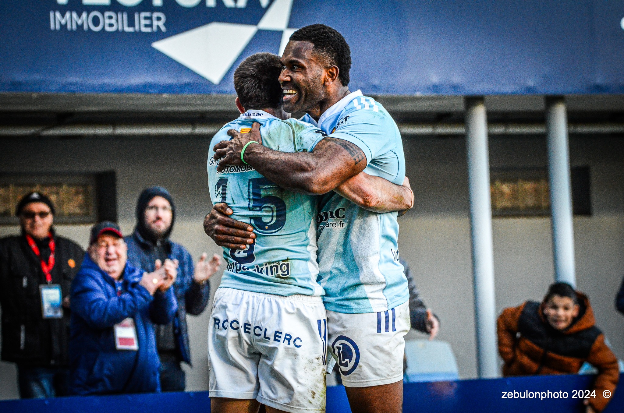  US Arlequins Perpignanais - Stade Rochelais - Rugby - TOP 14 - Perpignan (27) vs (15) La Rochelle (#TOP12USAPSR02) Photo by: Photo Zebulon | Siuxy Sports 2024-02-24