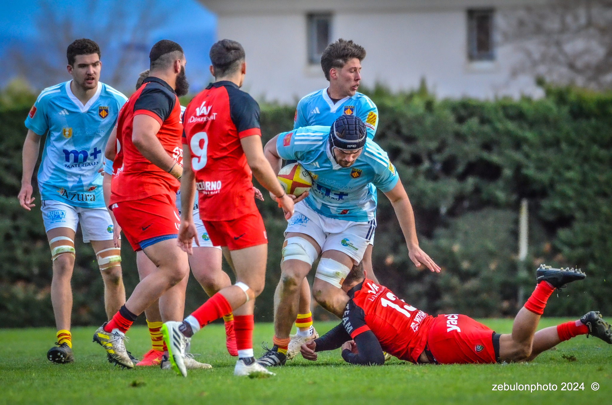  US Arlequins Perpignanais - RC Toulonnais - Rugby - Espoirs - USAP vs RCT (#ESP24USAPRCT02) Photo by: Photo Zebulon | Siuxy Sports 2024-02-10
