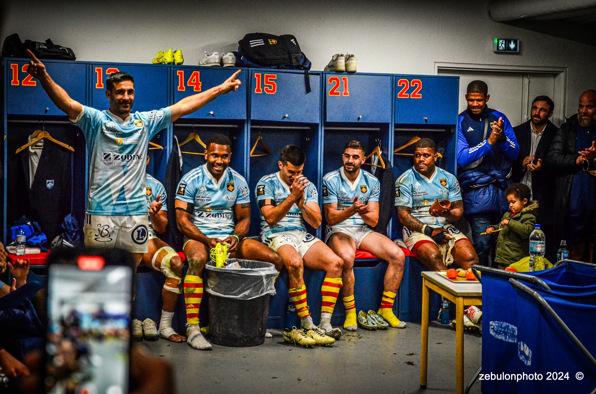  US Arlequins Perpignanais - Stade Rochelais - Rugby - TOP 14 - Perpignan (27) vs (15) La Rochelle (#TOP12USAPSR02) Photo by: Photo Zebulon | Siuxy Sports 2024-02-24