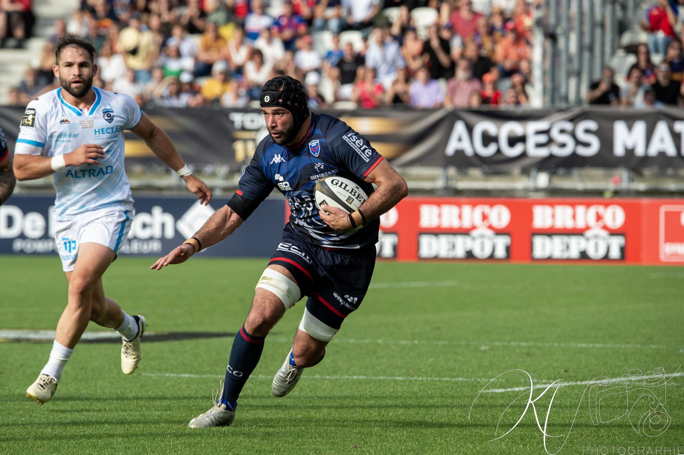  FC Grenoble Rugby - Montpellier Hérault Rugby - Rugby - FFR - 2024 - Access Match -  FC Grenoble (18) vs (20) Montpellier (#FFR24FCGMHR06) Photo by: Karine Valentin | Siuxy Sports 2024-06-16