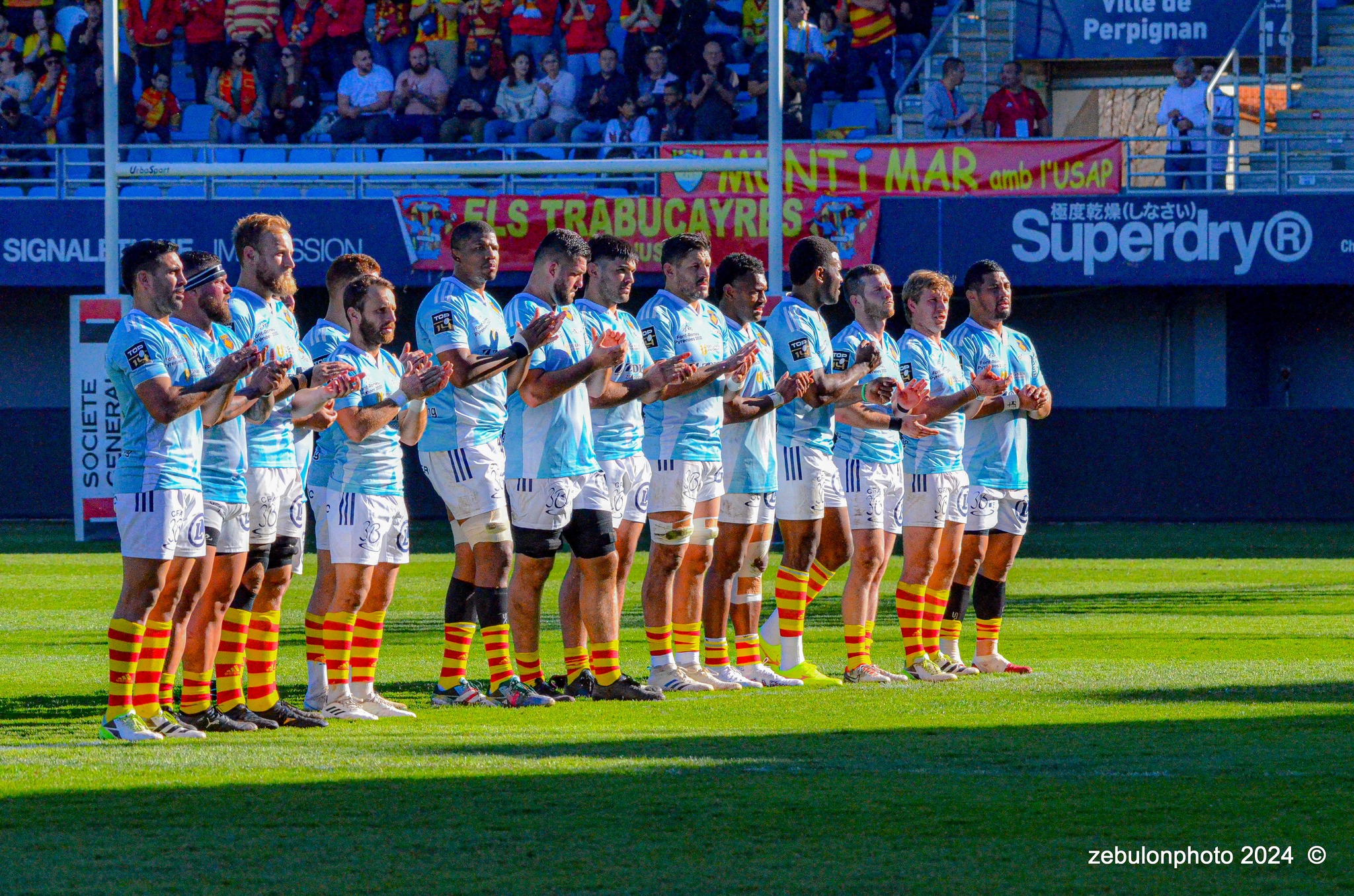  US Arlequins Perpignanais - Racing 92 - Rugby - TOP 14 - Perpignan (26) vs (5) Racing 92 (#TOP1424USAPR9202) Photo by: Photo Zebulon | Siuxy Sports 2024-02-03