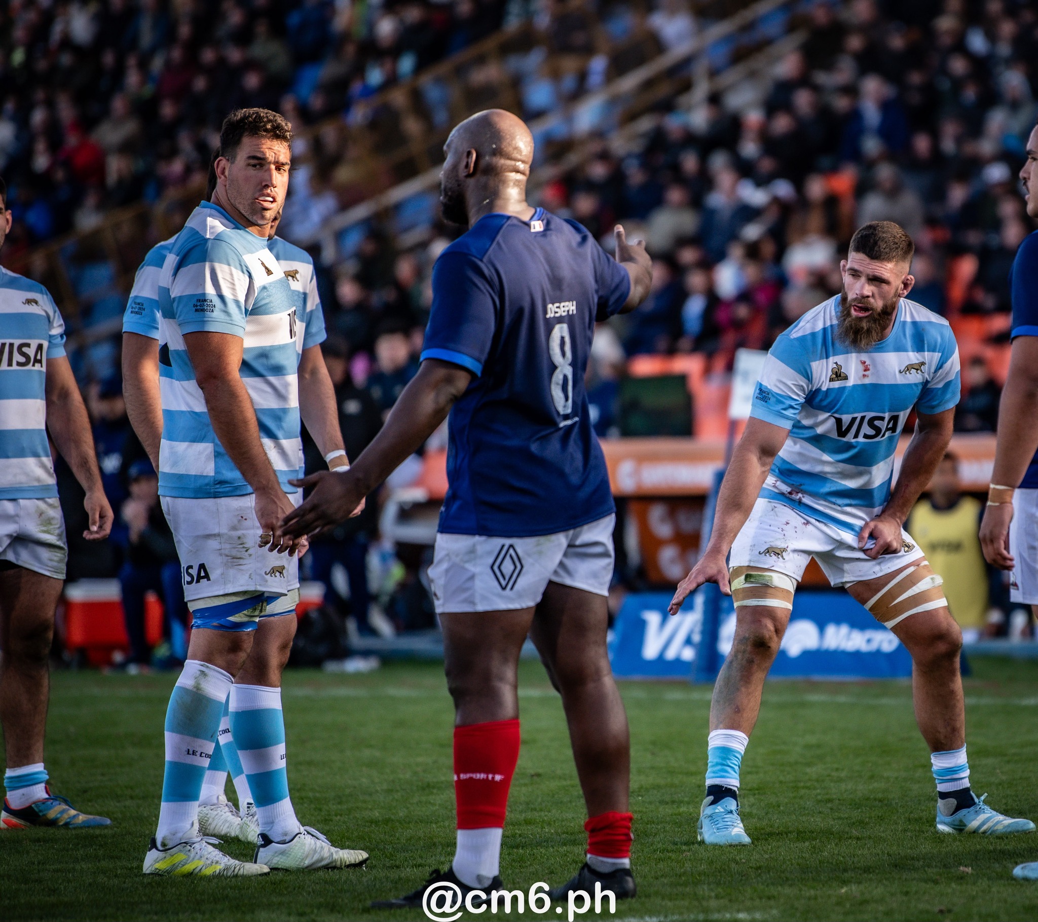 Lucas PAULOS -  Selección Argentina de Rugby XV - Équipe de France de rugby à XV - Rugby - 2024 - Los Pumas - Argentina (13) vs (28) Francia (#2024PUMFRA07) Photo by: Christian Mas | Siuxy Sports 2024-07-06