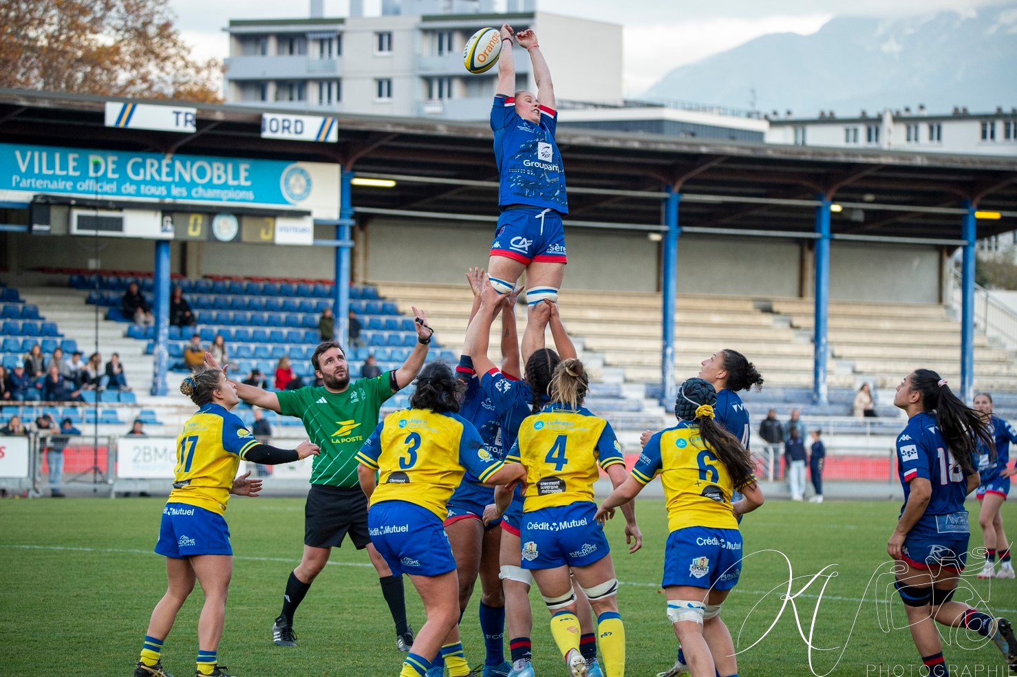  ASM Romagnat rugby féminin - FC Grenoble Rugby - Rugby - FFR 2024 Elite 1 Fém - ASM Romagnat (32) vs (8) Amazones FC Grenoble  (#FFR24E1FASMRFCG11) Photo by: Karine Valentin | Siuxy Sports 2024-11-17