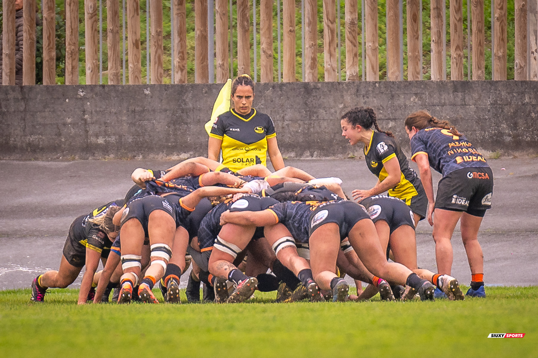  Getxo Artea Rugby Taldea - Club de Rugby Les Abelles - Rugby - FER 2024 - DHB F - Getxo Neskak Rt (19) vs (10) Les Abelles (#FER24DHBGNABE02) Photo by: Fredy Monfoto | Siuxy Sports 2024-02-04