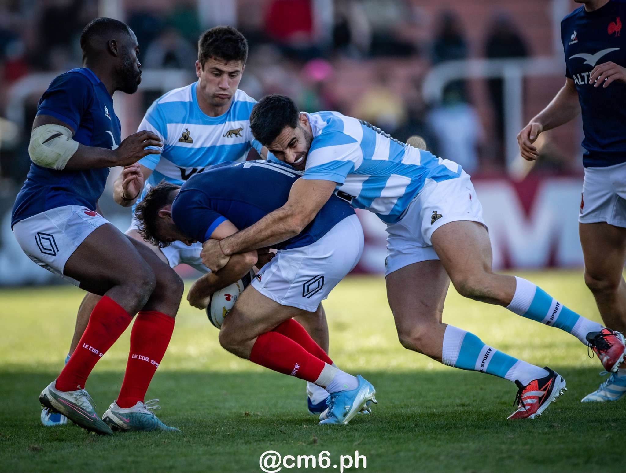 Jerónimo DE LA FUENTE - Bautista DELGUY -  Selección Argentina de Rugby XV - Équipe de France de rugby à XV - Rugby - 2024 - Los Pumas - Argentina (13) vs (28) Francia (#2024PUMFRA07) Photo by: Christian Mas | Siuxy Sports 2024-07-06