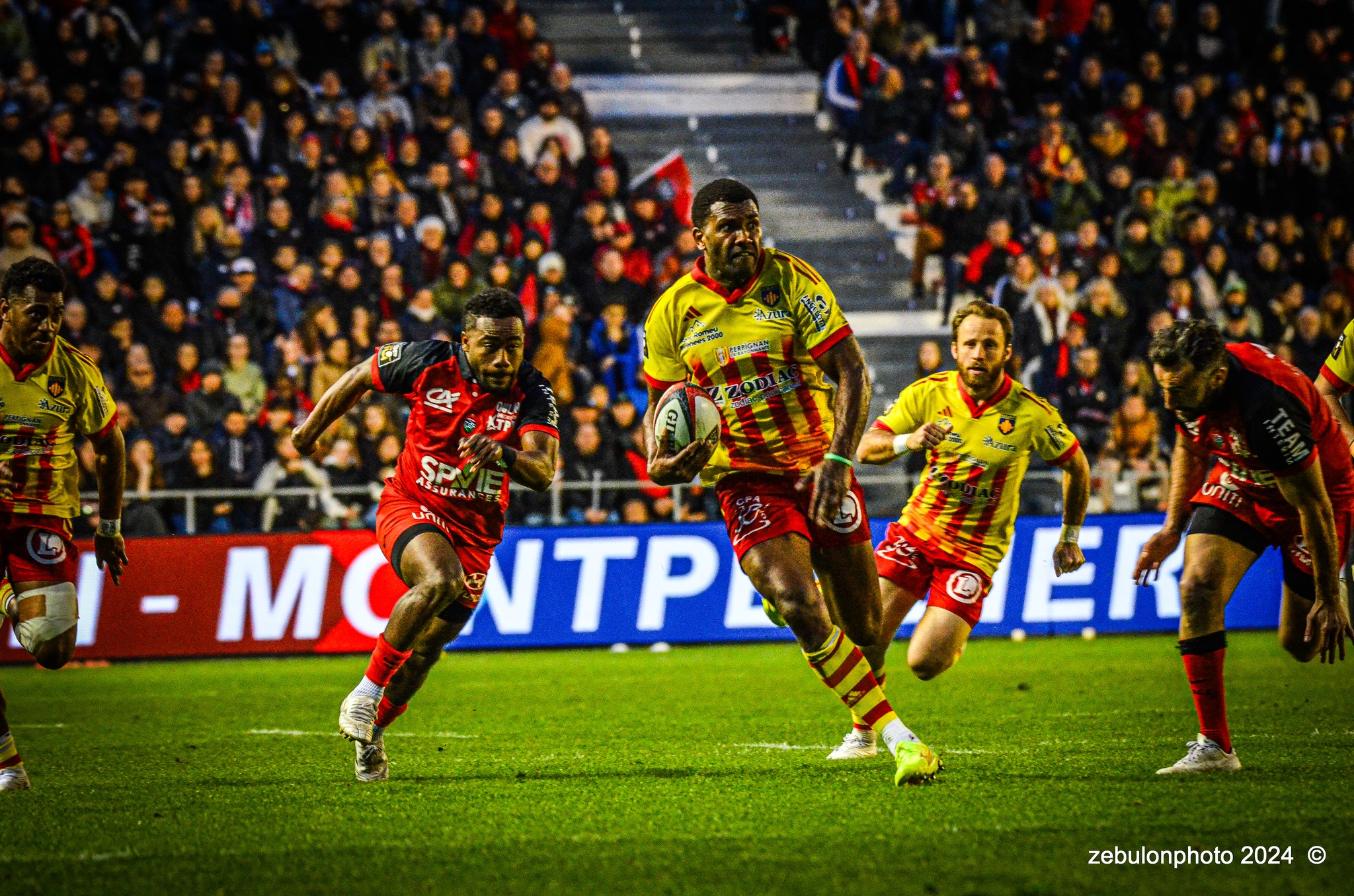  RC Toulonnais - US Arlequins Perpignanais - Rugby - TOP 14 - Toulon (44) vs (22) Perpignan (#TOP1424RCTUSAP03) Photo by: Photo Zebulon | Siuxy Sports 2024-03-02