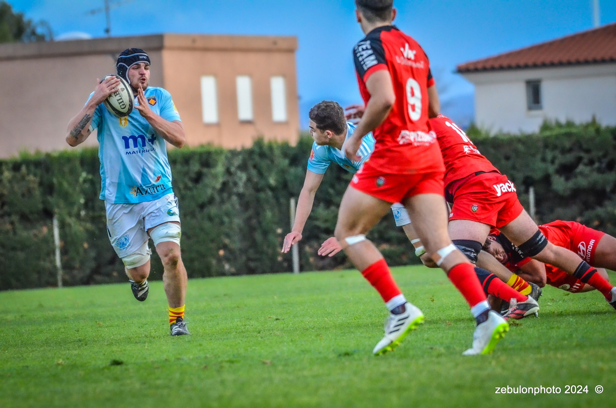  US Arlequins Perpignanais - RC Toulonnais - Rugby - Espoirs - USAP vs RCT (#ESP24USAPRCT02) Photo by: Photo Zebulon | Siuxy Sports 2024-02-10