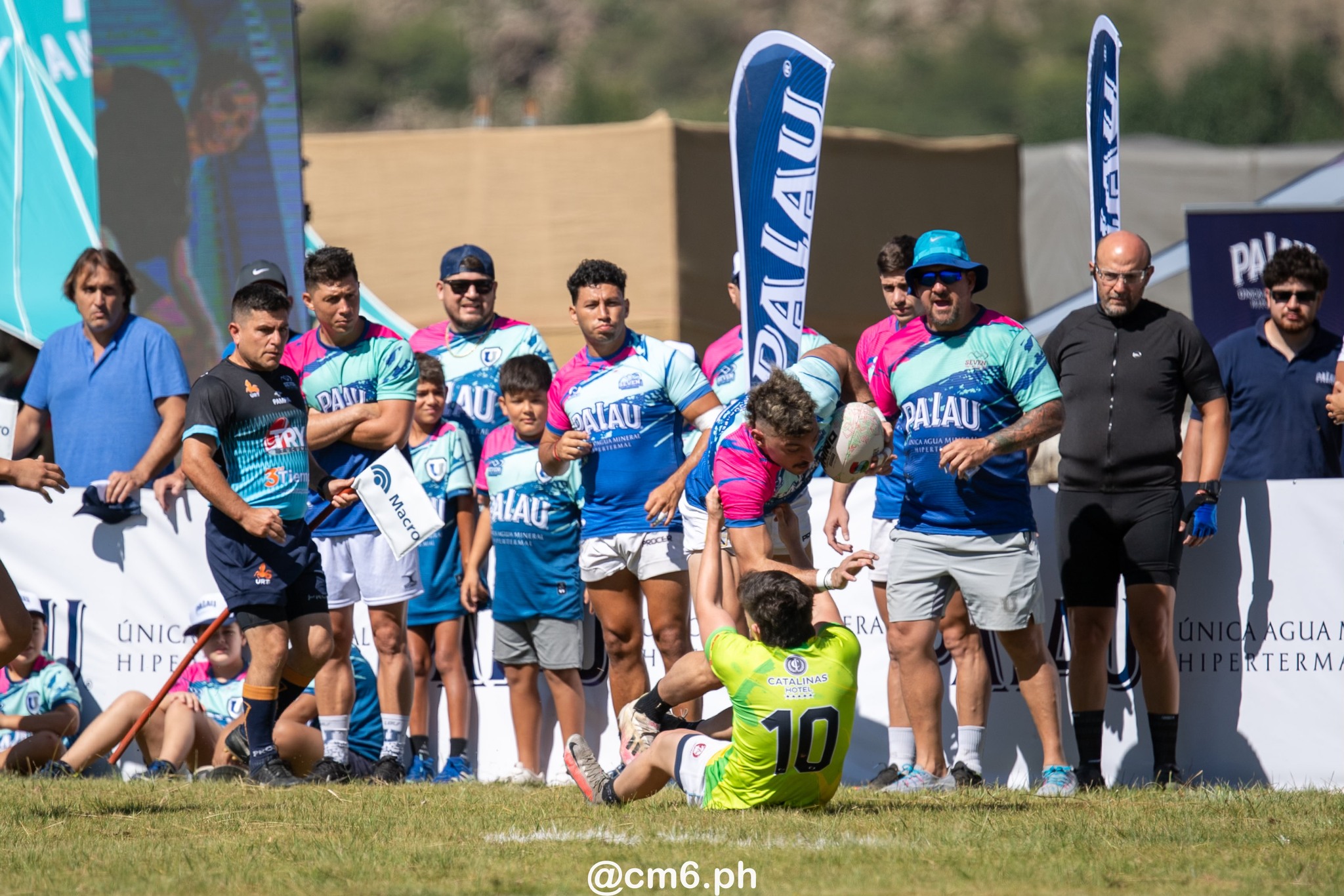  VII - Agua Palau - VII - Municipalidad de Yerba Buena McD - Rugby - Seven Tafi del Valle 2024 - Agua Palau vs Muni Yerba Buena McDonalds (#STDV24APAMUN) Photo by: Christian Mas | Siuxy Sports 2024-01-27