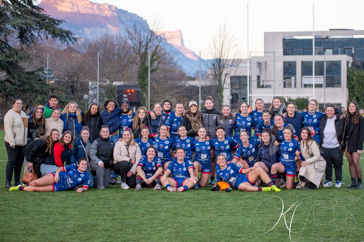  FC Grenoble Rugby - ASM Romagnat rugby féminin - Rugby - FFR 2024 - Réserve Élite - FCG Amazones vs ASM Romagnat (#FFR24REFCGASMR11) Photo by: Karine Valentin | Siuxy Sports 2024-11-30