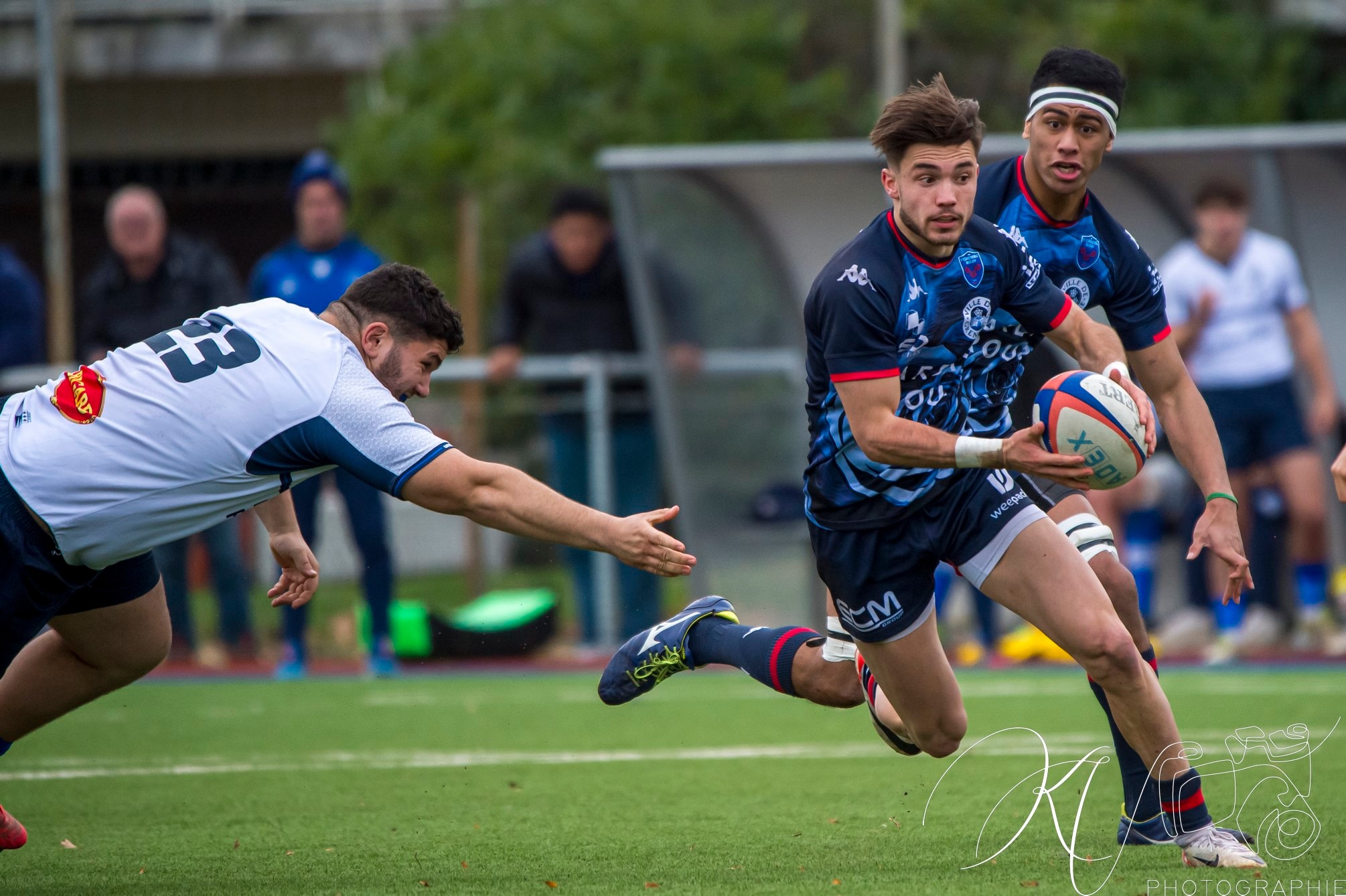 Hugo TROUILLOUD -  FC Grenoble Rugby - Castres Olympique - Rugby - 2024 Espoirs - FC Grenoble (53) vs (32) Castres Olympique (#ESP24FCGCAS02) Photo by: Karine Valentin | Siuxy Sports 2024-02-17