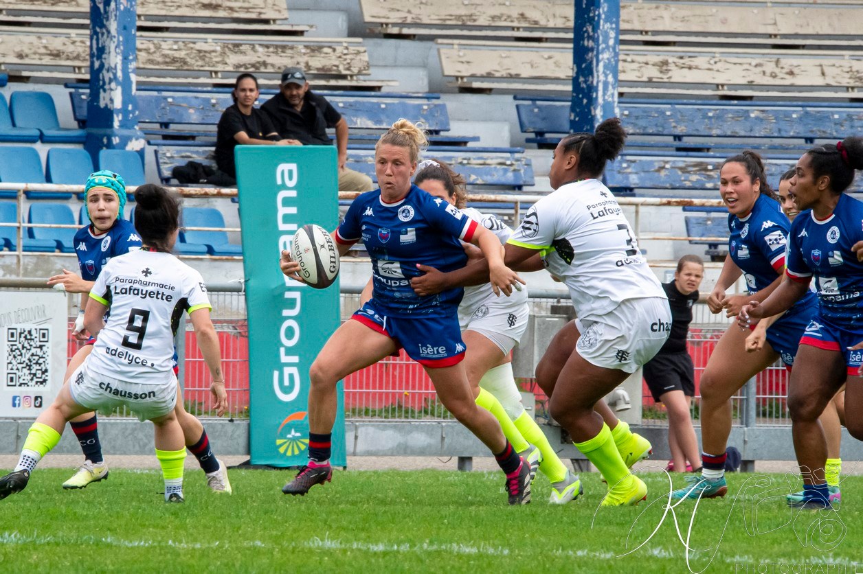  FC Grenoble Rugby - Stade Toulousain - Rugby - FFR 2024 Élite 1 F - FC Grenoble Amazones (23) vs (17) Stade Toulousain (#FFR24EL1FFCGST05) Photo by: Karine Valentin | Siuxy Sports 2024-05-12