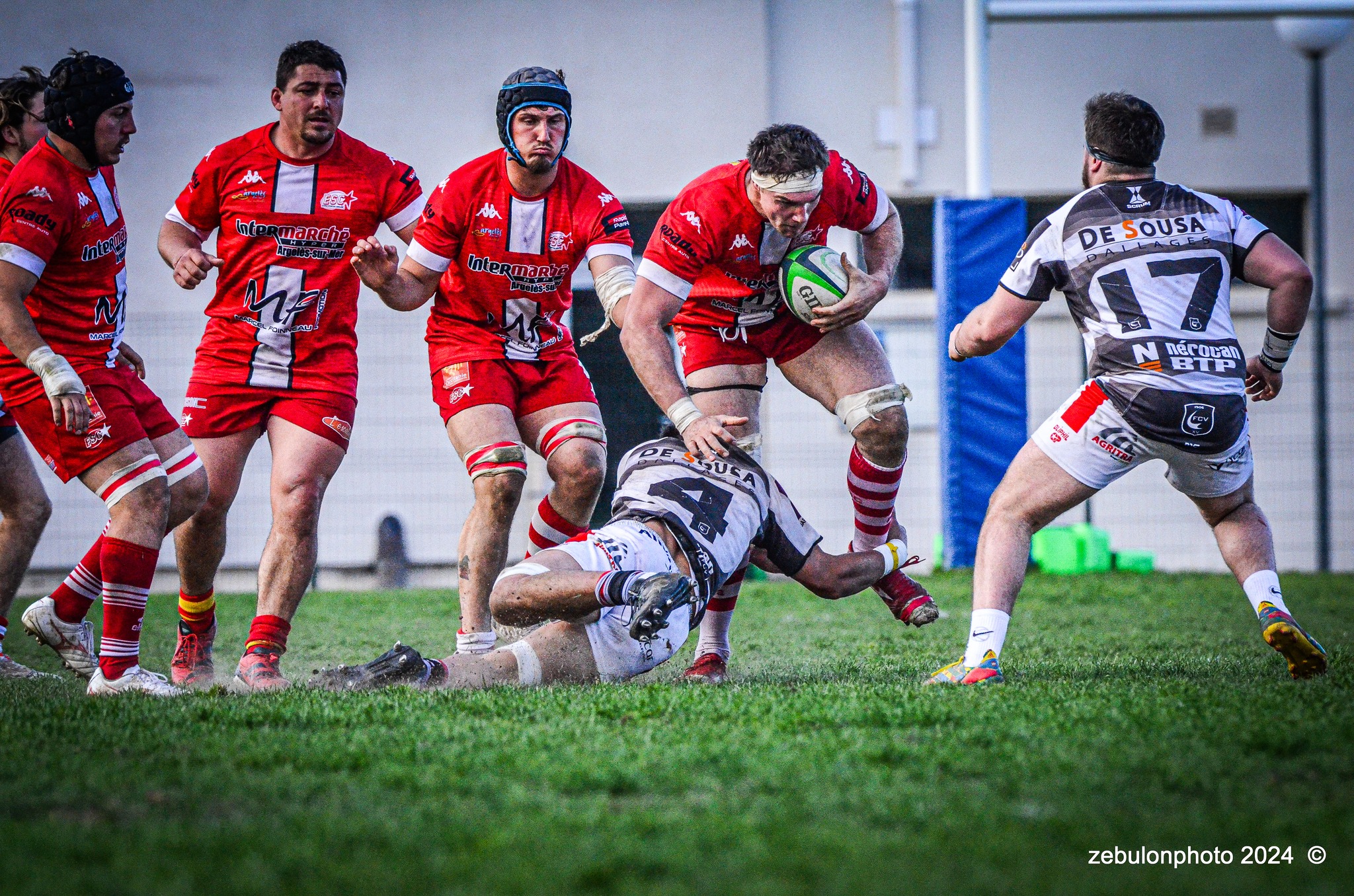  Étoile Sportive Catalane - Football Club Villefranchois - Lauragais - Rugby - FFR -  Fed 2 2024 - Etoile Sportive Catalane vs FC Villefranchois (#FFR24F2ESCFCV03) Photo by: Photo Zebulon | Siuxy Sports 2024-03-23