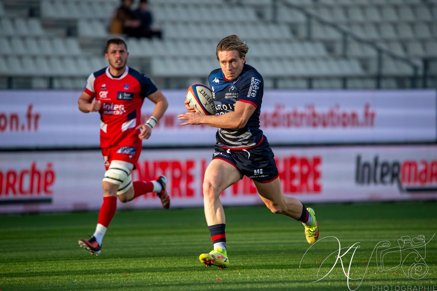 Wilfried HULLEU -  FC Grenoble Rugby - Stade Aurillacois - Rugby - FFR - 2024 PRO D2 - FC Grenoble (55) vs (10) Aurillac (#PD224T14FCGAUR04) Photo by: Karine Valentin | Siuxy Sports 2024-04-12