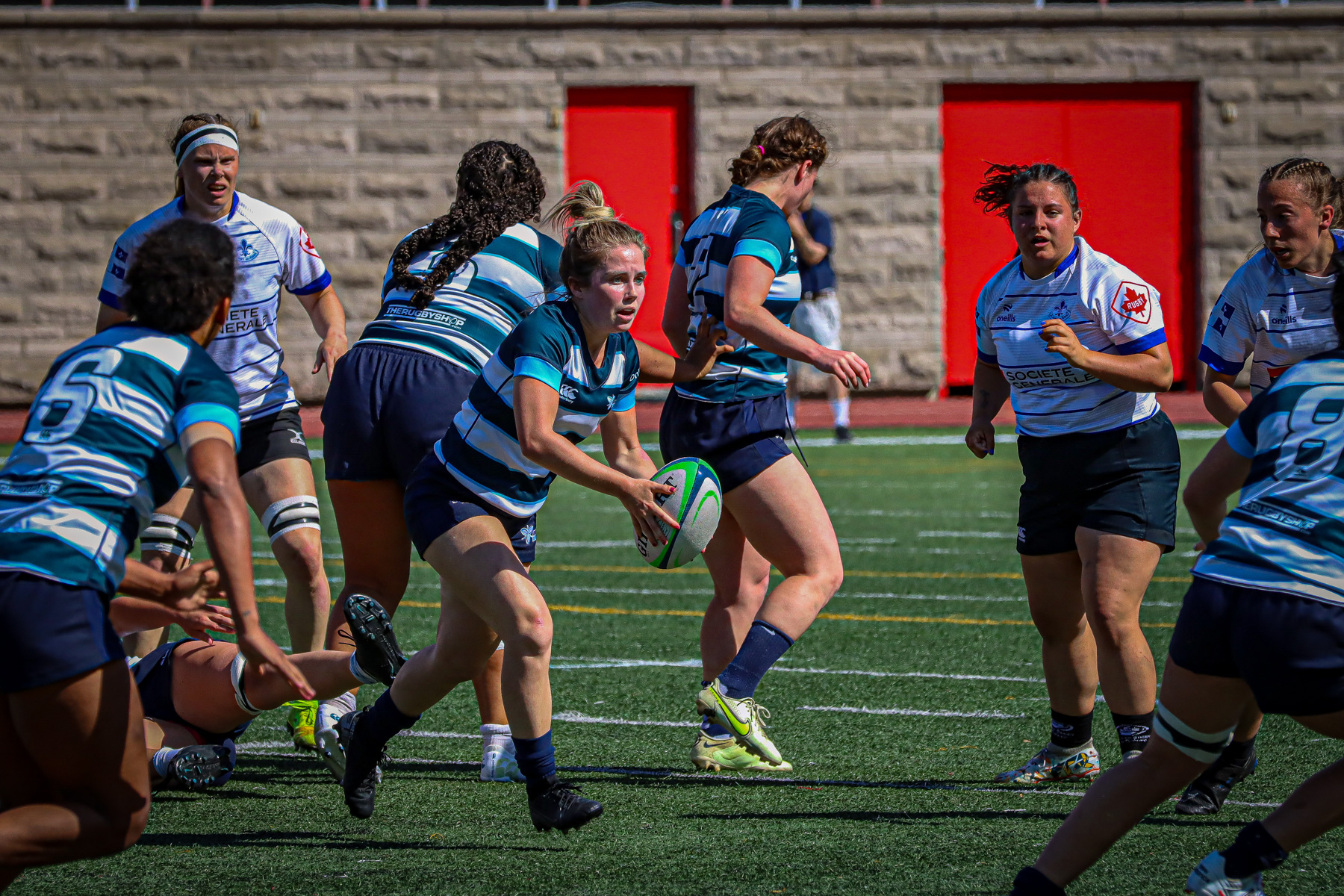 Équipe féminine - Rugby Québec - Ontario Blues (w) - Rugby - QORC-CROQ 2024 - FINALS - QUÉBEC EST (37) VS (13) ONTARIO EST - 1ST POSITION - Reel Mayarts (#QORC24QCEONE16) Photo by: Photo Mayarts | Siuxy Sports 2024-06-01