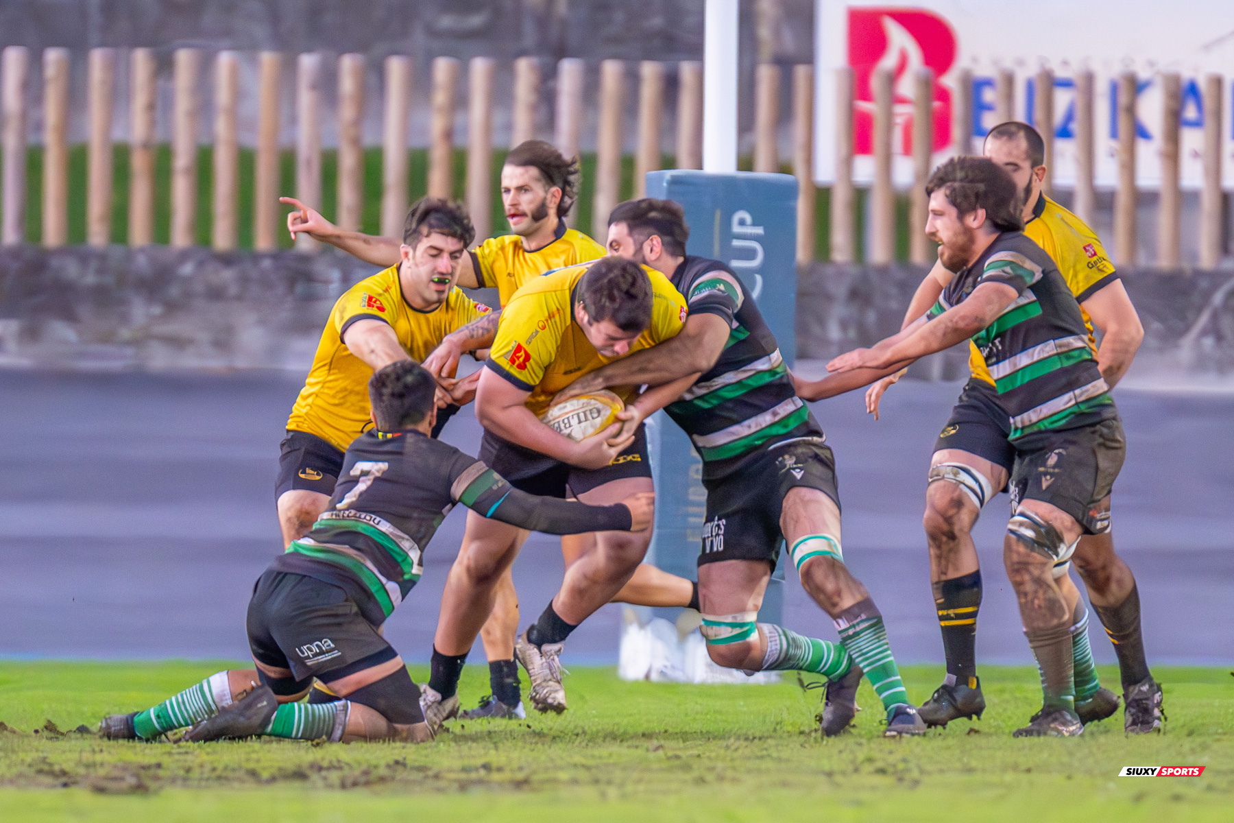 Noah COOPER - Gonzalo PEREZ AGRASAR -  Getxo Artea Rugby Taldea - La Única Rugby Taldea - Rugby - FER 2024 - DHB - Getxo RT (91) vs (0) La Unica RT (#FER24DHBGRTLUR11) Photo by: Fredy Monfoto | Siuxy Sports 2023-11-04