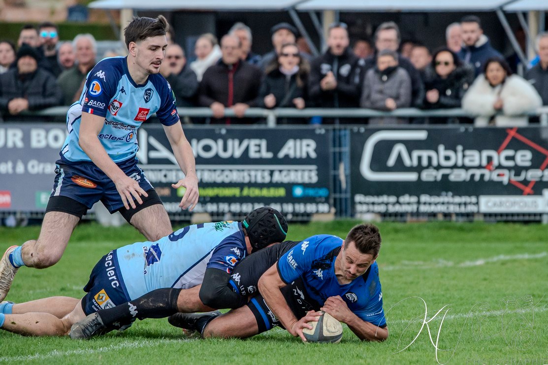  Saint-Marcellin Sports - US Vinay - Rugby - FFR 2024 Fed2 - SMS (13) vs (19) US Vinay (#FFR24F2SMSUSV03) Photo by: Karine Valentin | Siuxy Sports 2024-03-31