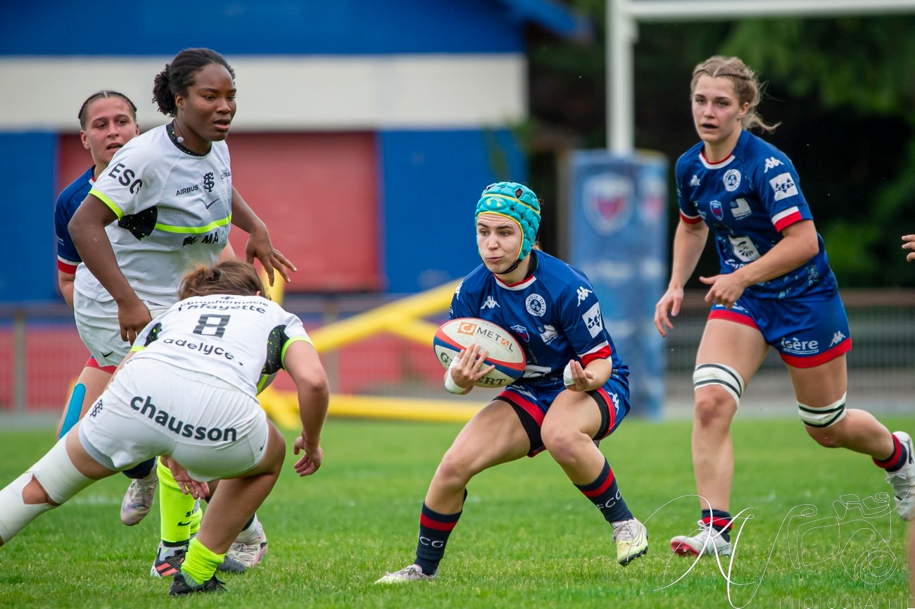  FC Grenoble Rugby - Stade Toulousain - Rugby - FFR 2024 Élite 1 F - FC Grenoble Amazones (23) vs (17) Stade Toulousain (#FFR24EL1FFCGST05) Photo by: Karine Valentin | Siuxy Sports 2024-05-12