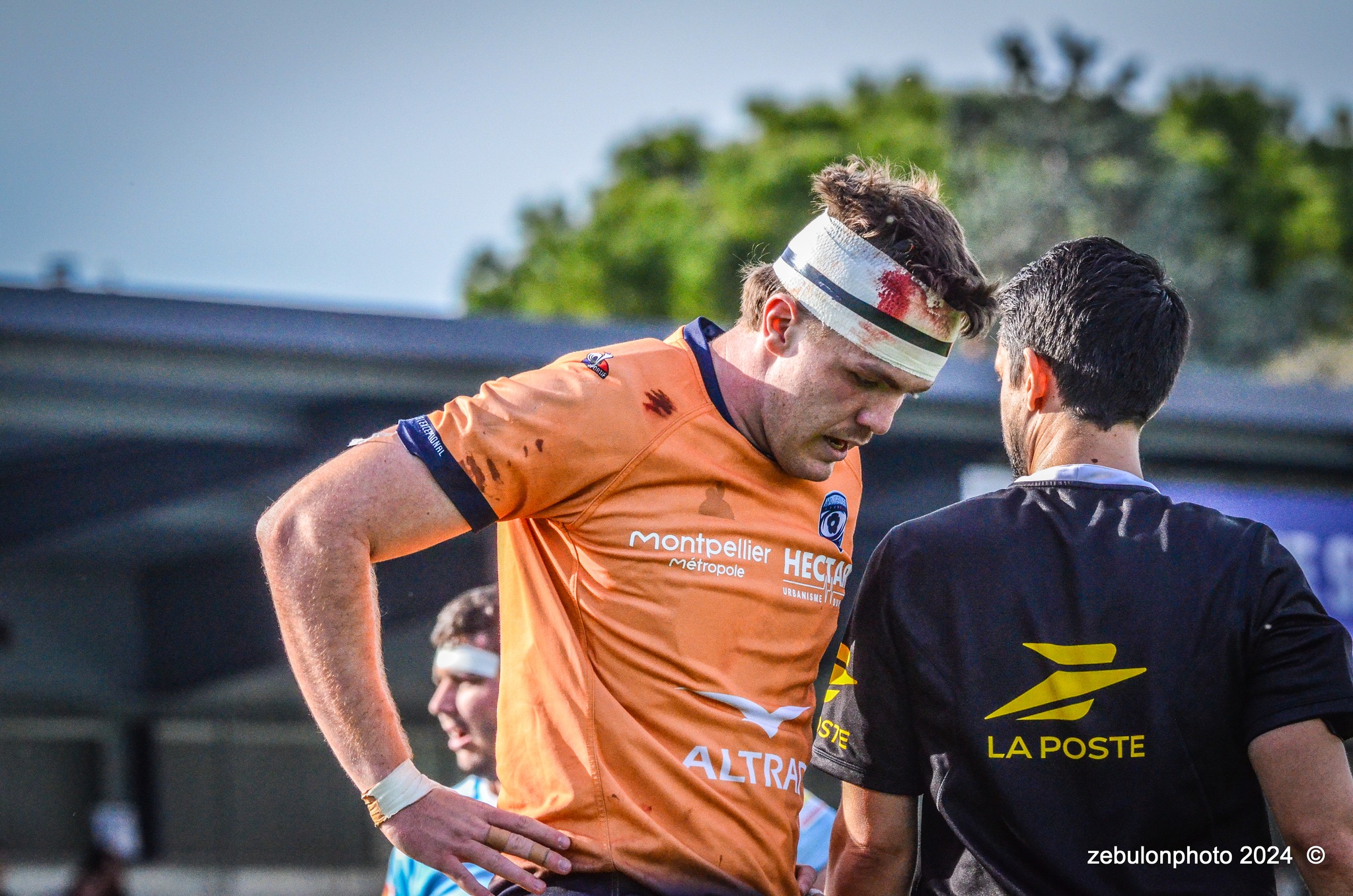  Montpellier Hérault Rugby - US Arlequins Perpignanais - Rugby - 2024 Espoirs - Montpellier (18) vs (7) Perpignan (#ESP24MHRUSAP03) Photo by: Photo Zebulon | Siuxy Sports 2024-03-16