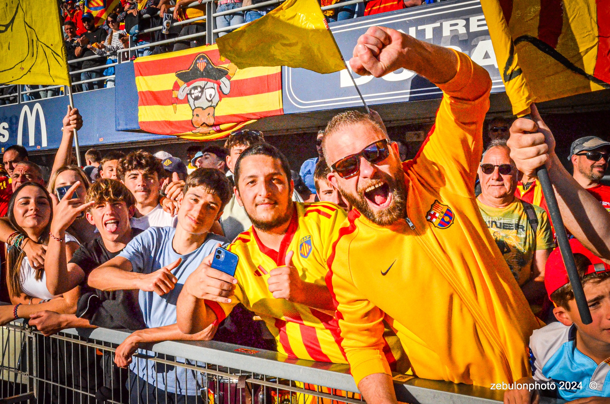  US Arlequins Perpignanais - Lyon Olympique Universitaire - Rugby - FFR 2024 - TOP14 - USAP (51) VS (20) LOU (#FFR24T14USALOU04) Photo by: Photo Zebulon | Siuxy Sports 2024-04-20