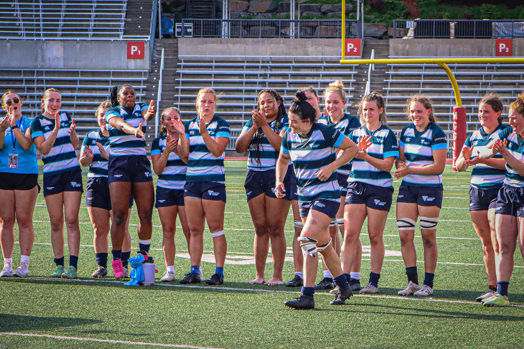  Équipe féminine - Rugby Québec - Ontario Blues (w) - Rugby - QORC-CROQ 2024 - FINALS - QUÉBEC EST (37) VS (13) ONTARIO EST - 1ST POSITION - Reel Mayarts (#QORC24QCEONE16) Photo by: Photo Mayarts | Siuxy Sports 2024-06-01