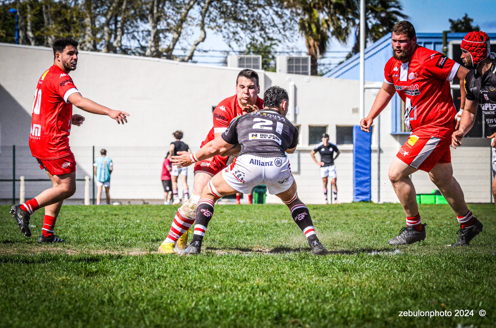  Étoile Sportive Catalane - Football Club Villefranchois - Lauragais - Rugby - FFR -  Fed 2 2024 - Etoile Sportive Catalane vs FC Villefranchois (#FFR24F2ESCFCV03) Photo by: Photo Zebulon | Siuxy Sports 2024-03-23