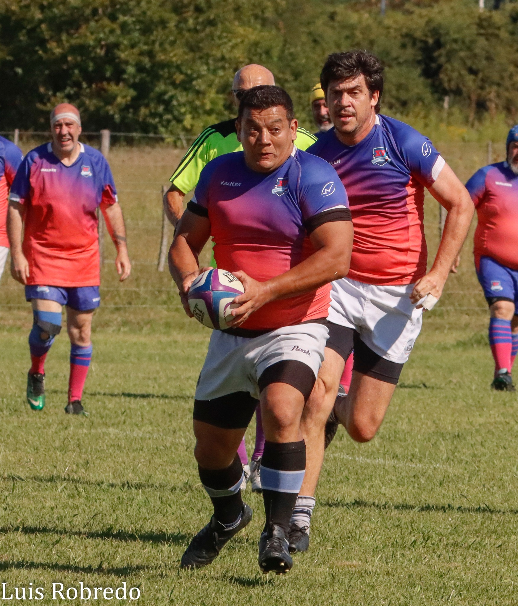  Repuestos XV - Club Argentino de Rugby - RugbyV - 6TO ENCUENTRO DE VETERANOS DEL ARECO RUGBY CLUB - Repuestos XV vs Club Argentino de Rugby (#2024EncVetARCRXVCAR) Photo by: Luis Robredo | Siuxy Sports 2024-03-09